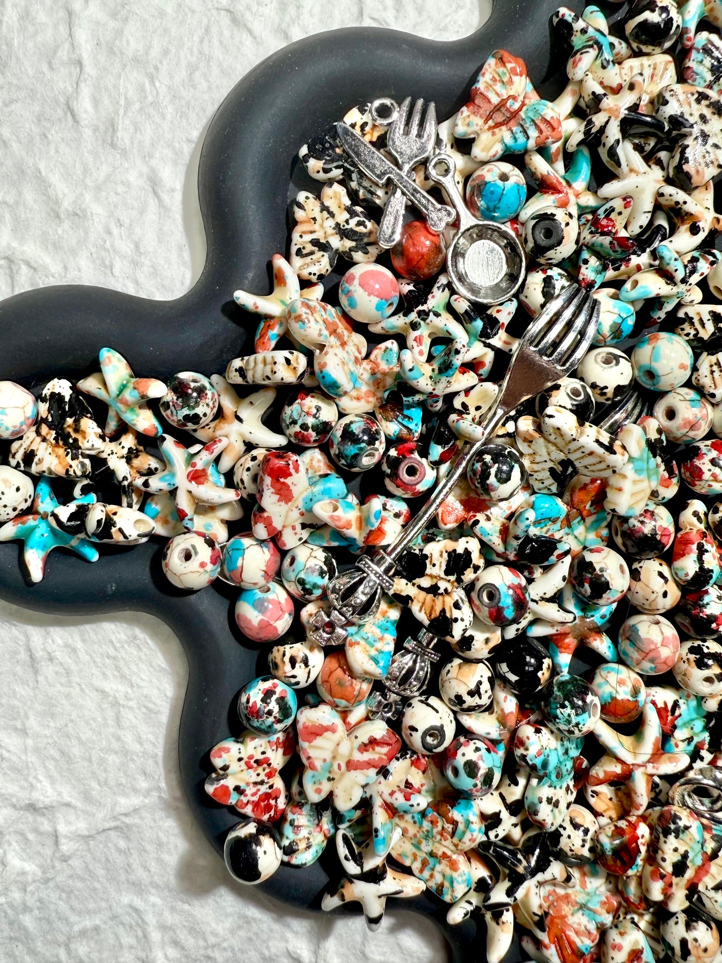 【Graveyard Keeper】stone beads, skull/bones/leaves/butterflies etc