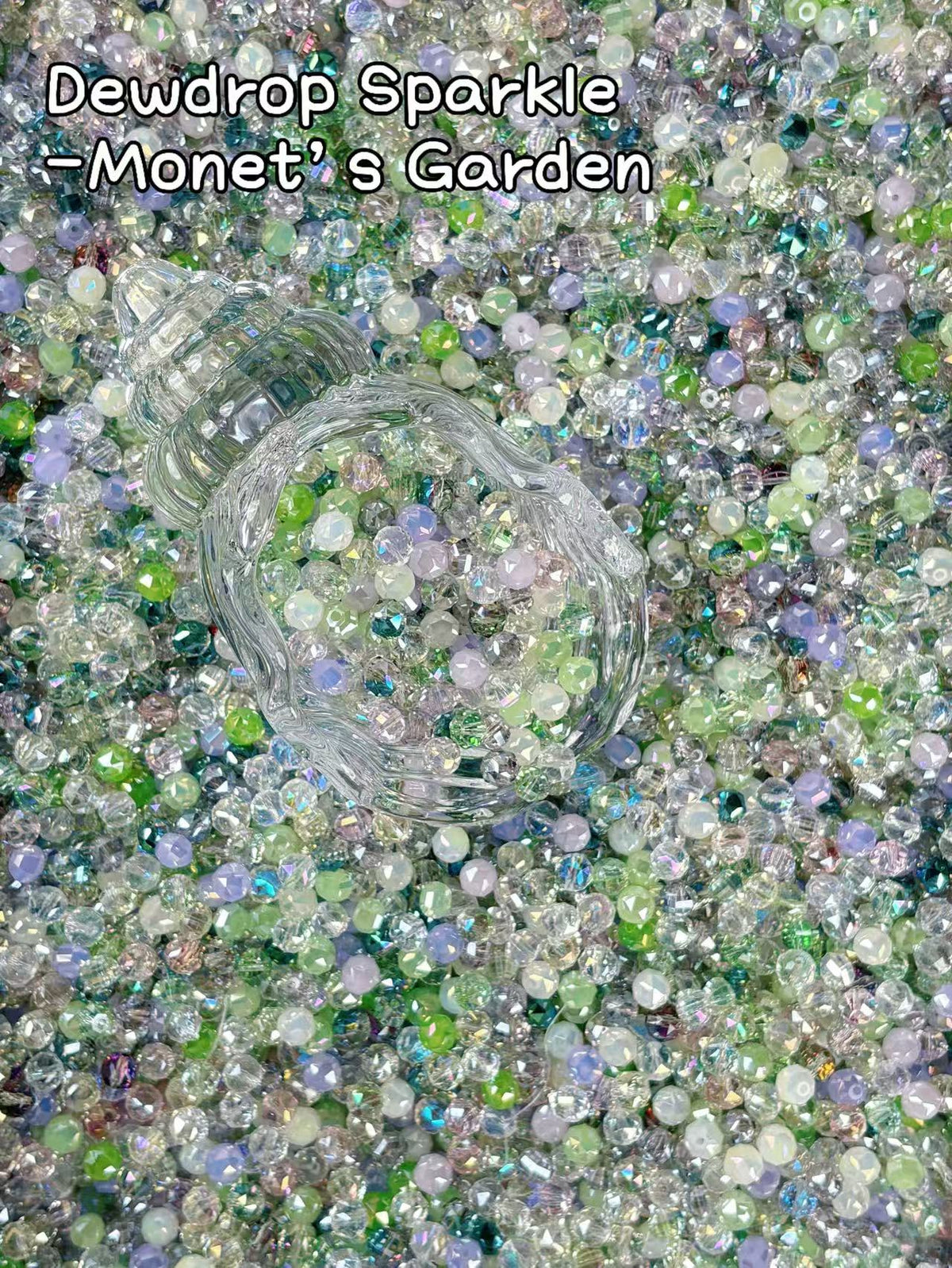 【Dewdrop Sparkle】Perles de verre en forme de goutte de rosée de 8 x 10 mm, percées sur le dessus