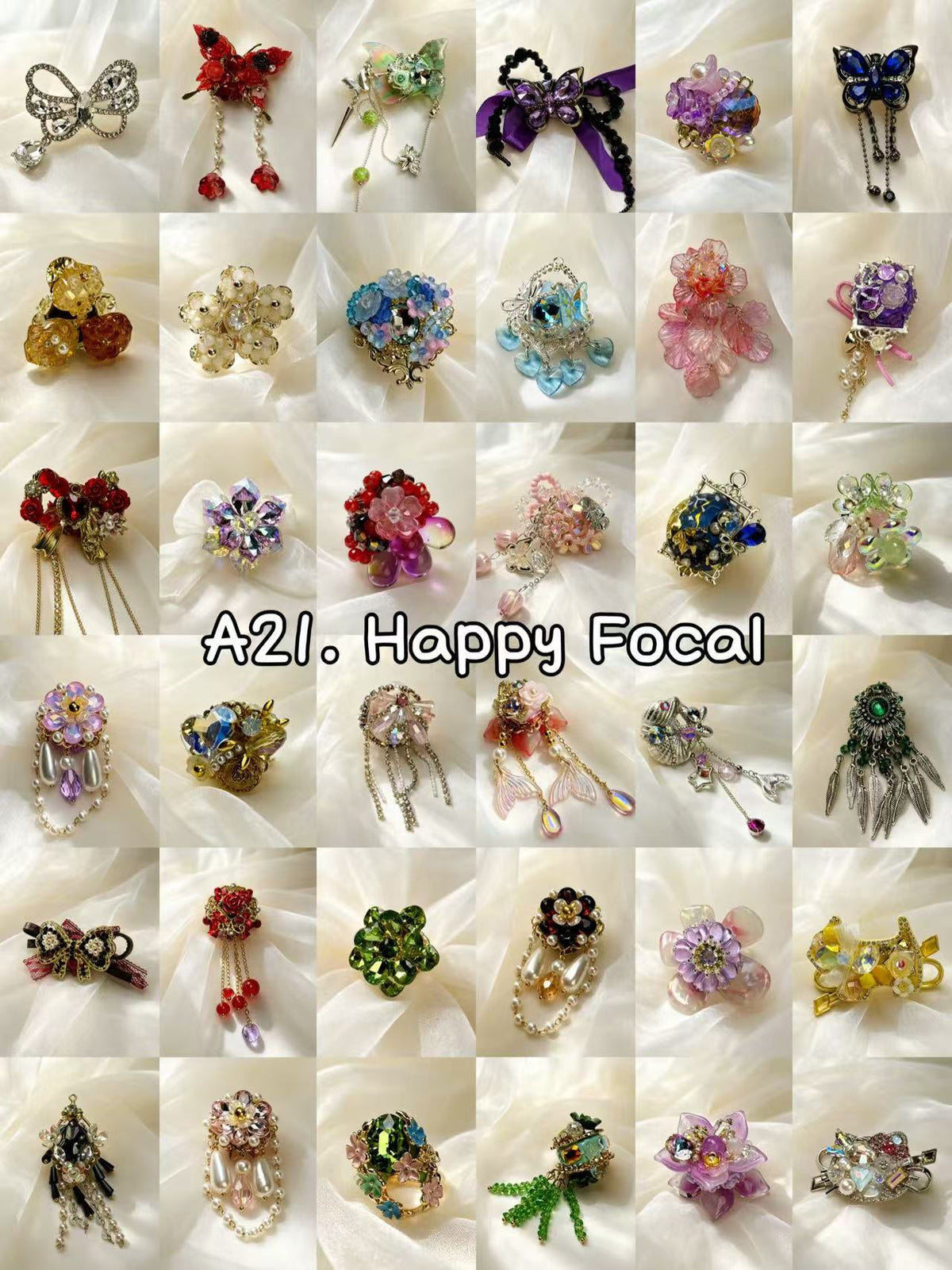 A21【Happy Focal】Luxury fancy focal beads blind bags