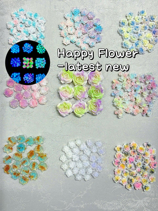A04【Happy Flower】resin blind bag for diy phonecases/manicure/photo frame etc