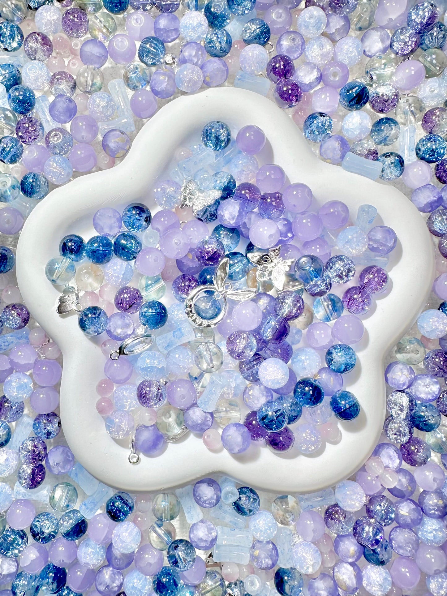 【BEADS PARTY 1】20% OFF Dainty Dreamy 8mm-10mm glass beads, all colors and themes