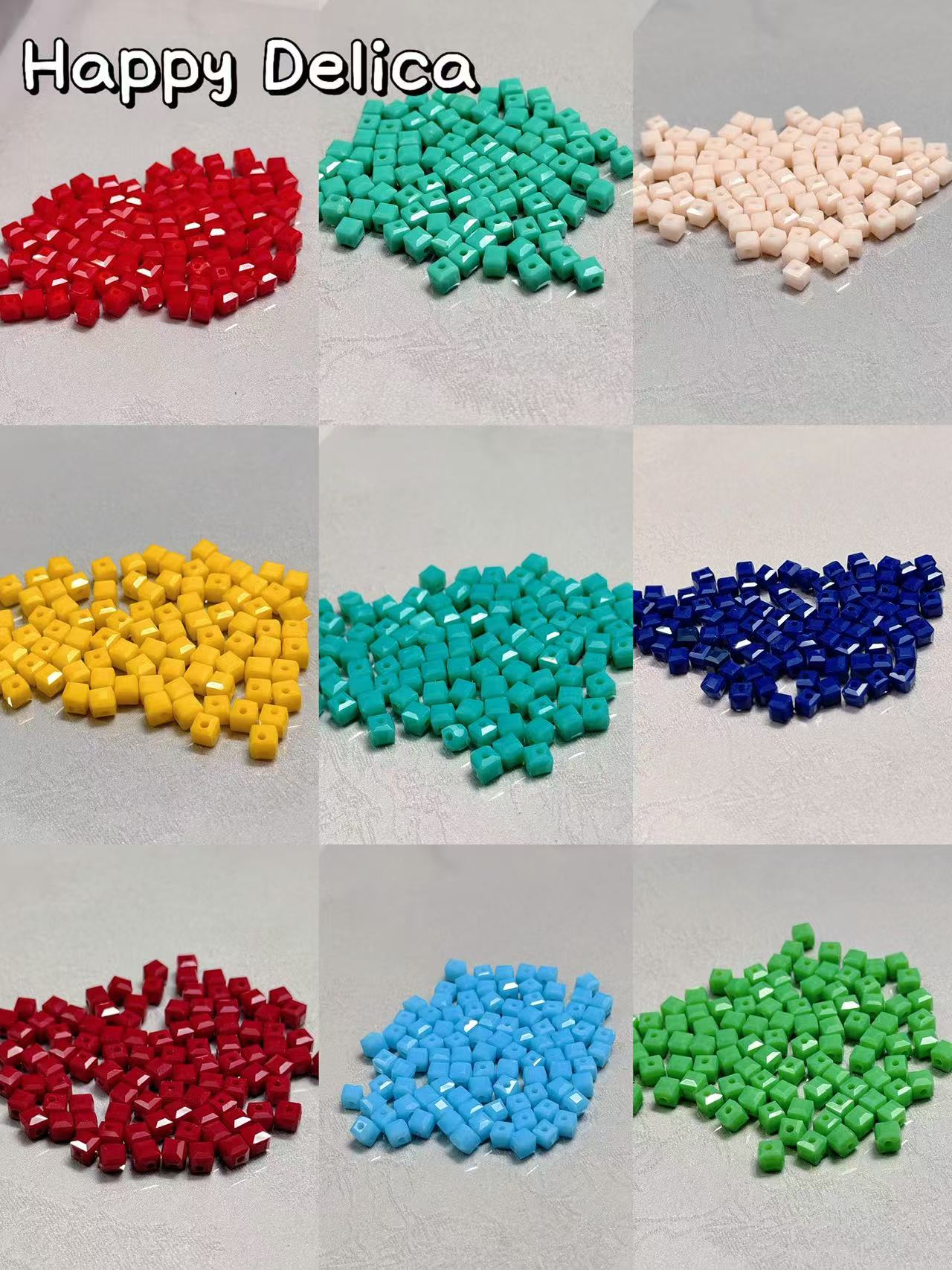 A08【Happy Delica】extremely uniform machine embroidery beads