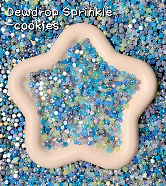 A001.NEW【Dewdrop Sprinkle】tiny luxury crystal glass beads