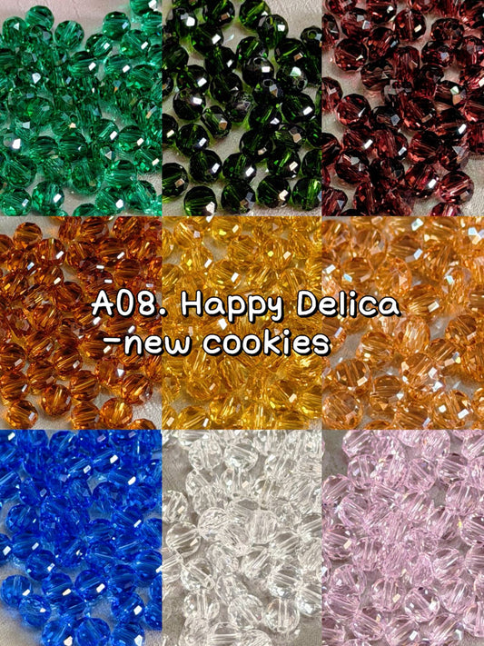 A08【Happy Delica】extremely uniform machine embroidery beads