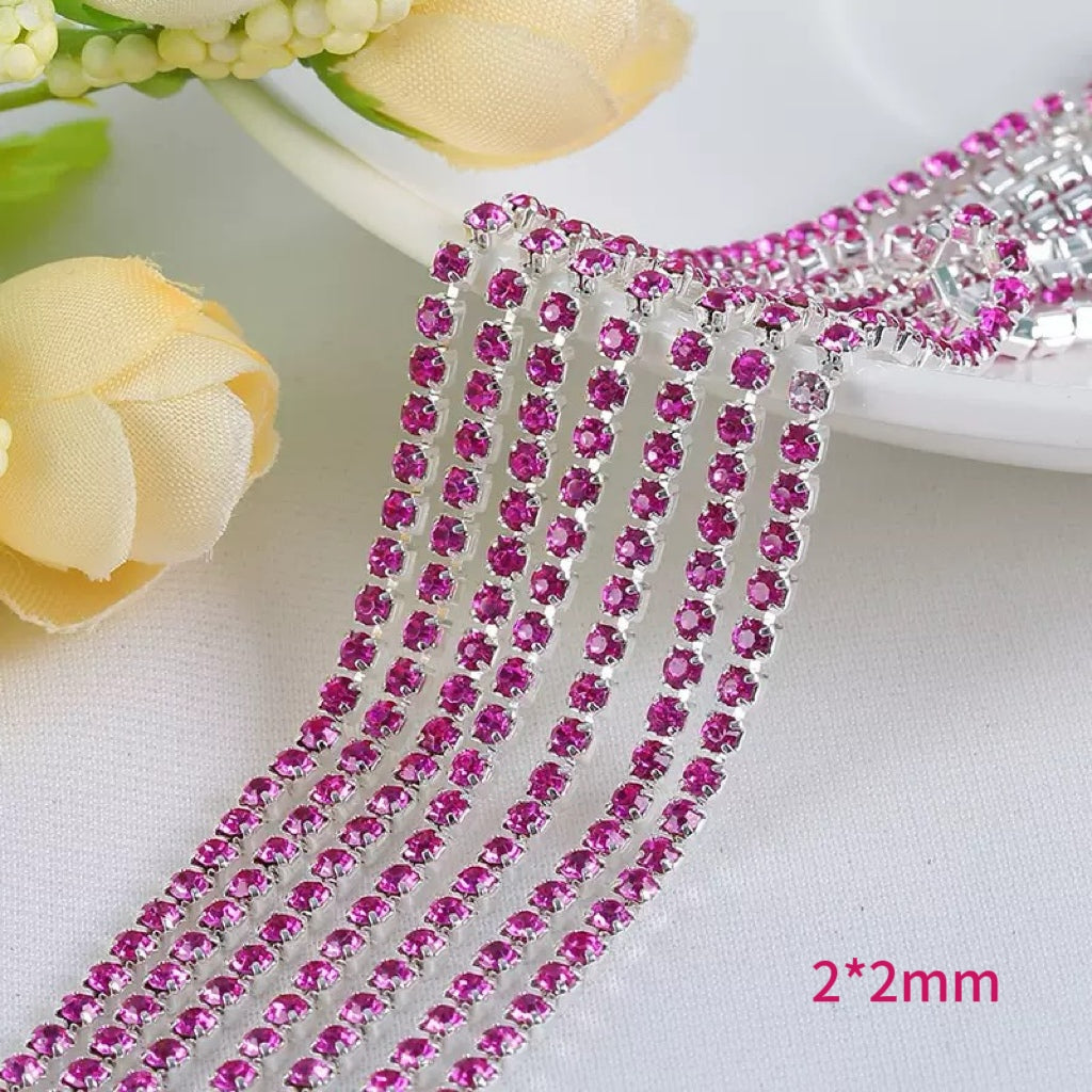 【Rhinestone Chain】glamorous Rhinestone Chain, fancy crafting supply