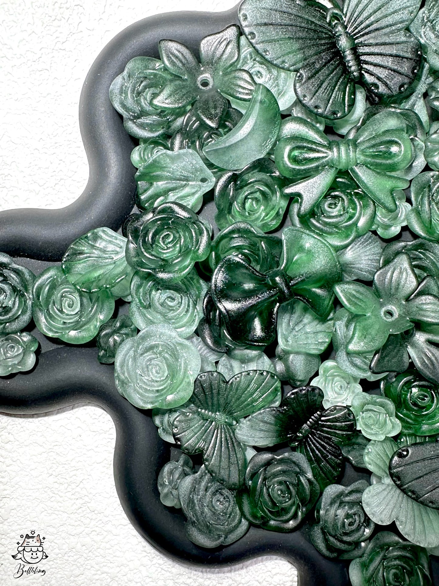 【Butterfly Valley】B1G1 SALE, Drilled flora charms, phonecase/keychain/jewelery acrylics