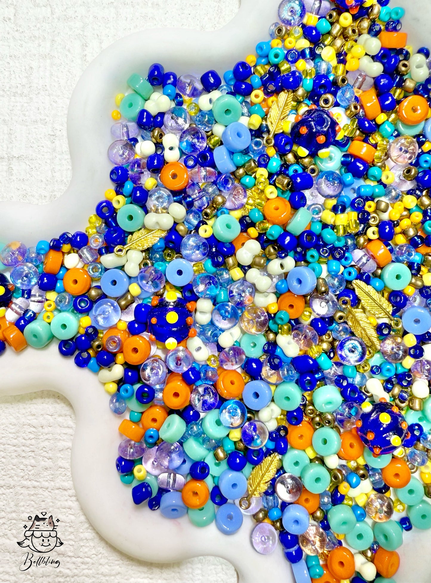 【Seed Beads Collection 2】2-4mm fancy glass seed beads mix, jewelry supplies