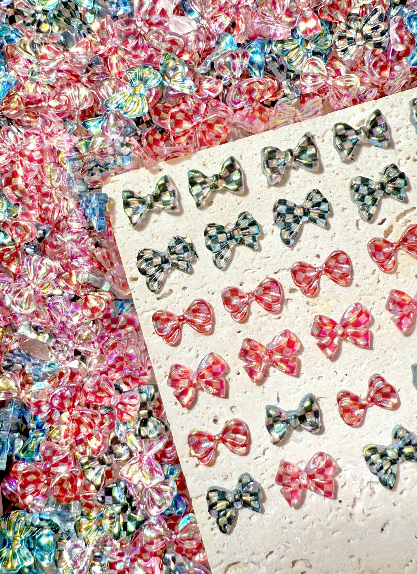 【Rococo Bowtie】romantic artistic bowtie resin, rococo style Nail art/Craft supplies