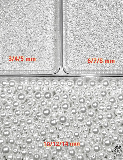 【Small Beans】Mixed Small bead spacers for jewelry/keychain/crafting