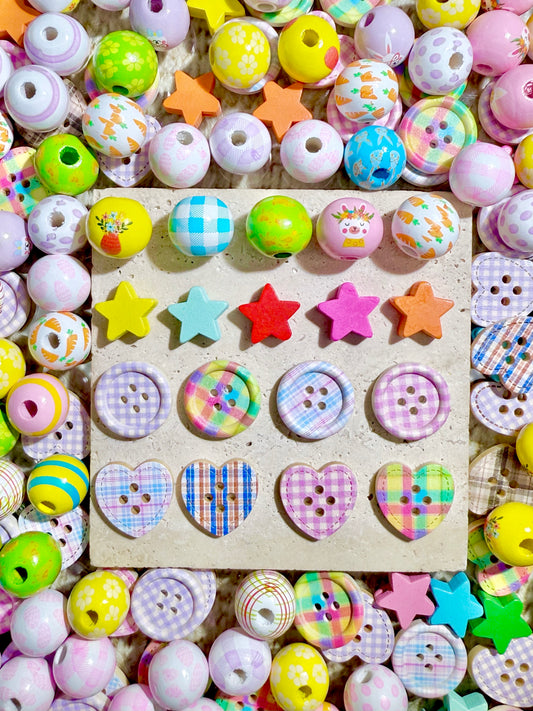 【Wood Beads Collection】16mm wood beads, diy pens/keychain/bracelet/wreath