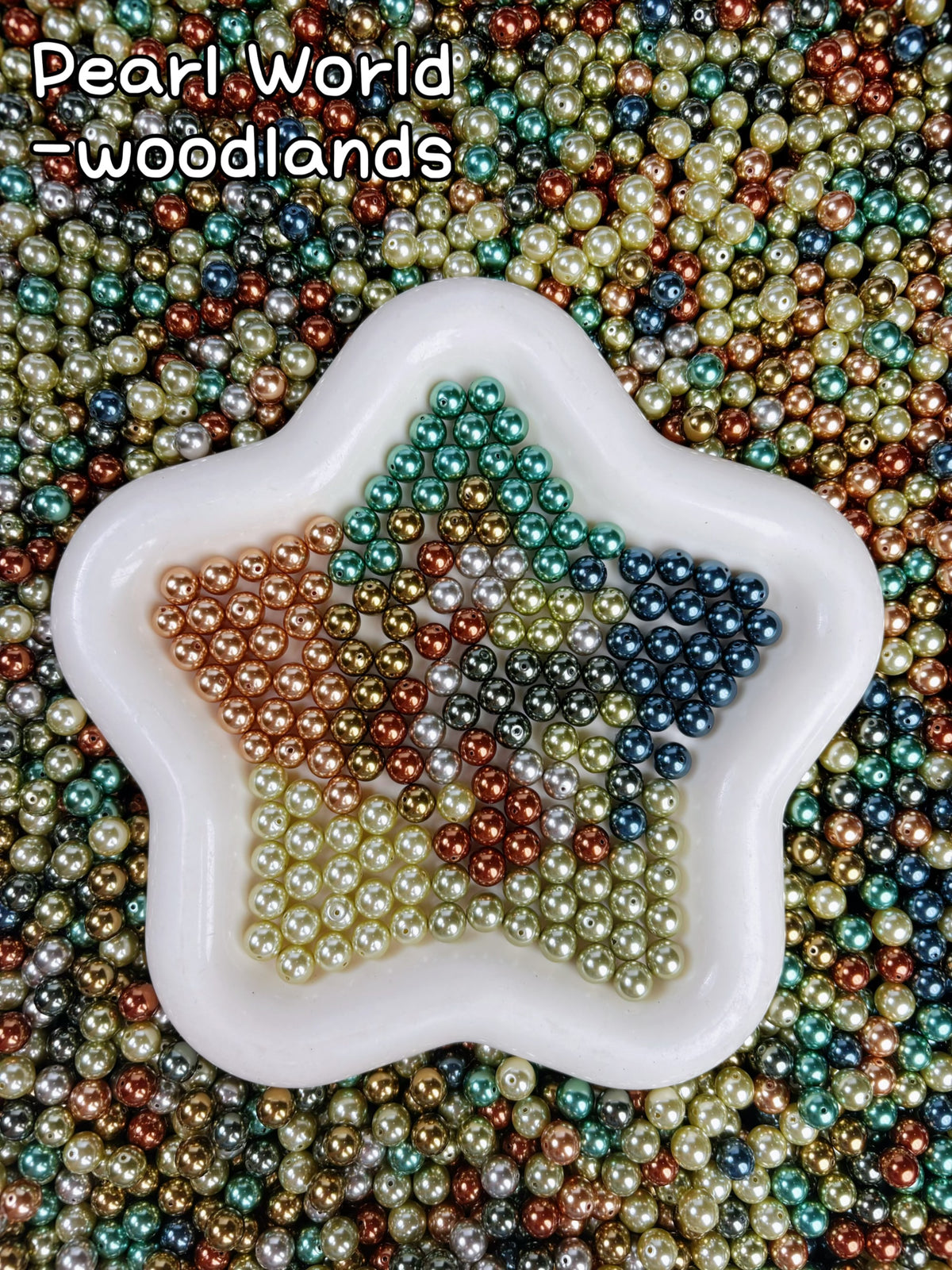 【Pearl World】6mm glass beads, all colors and themes