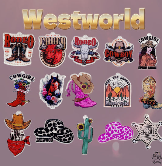 【Westworld】20% OFF FLASHSALE drilled acrylic west cowboy/cowgirl style