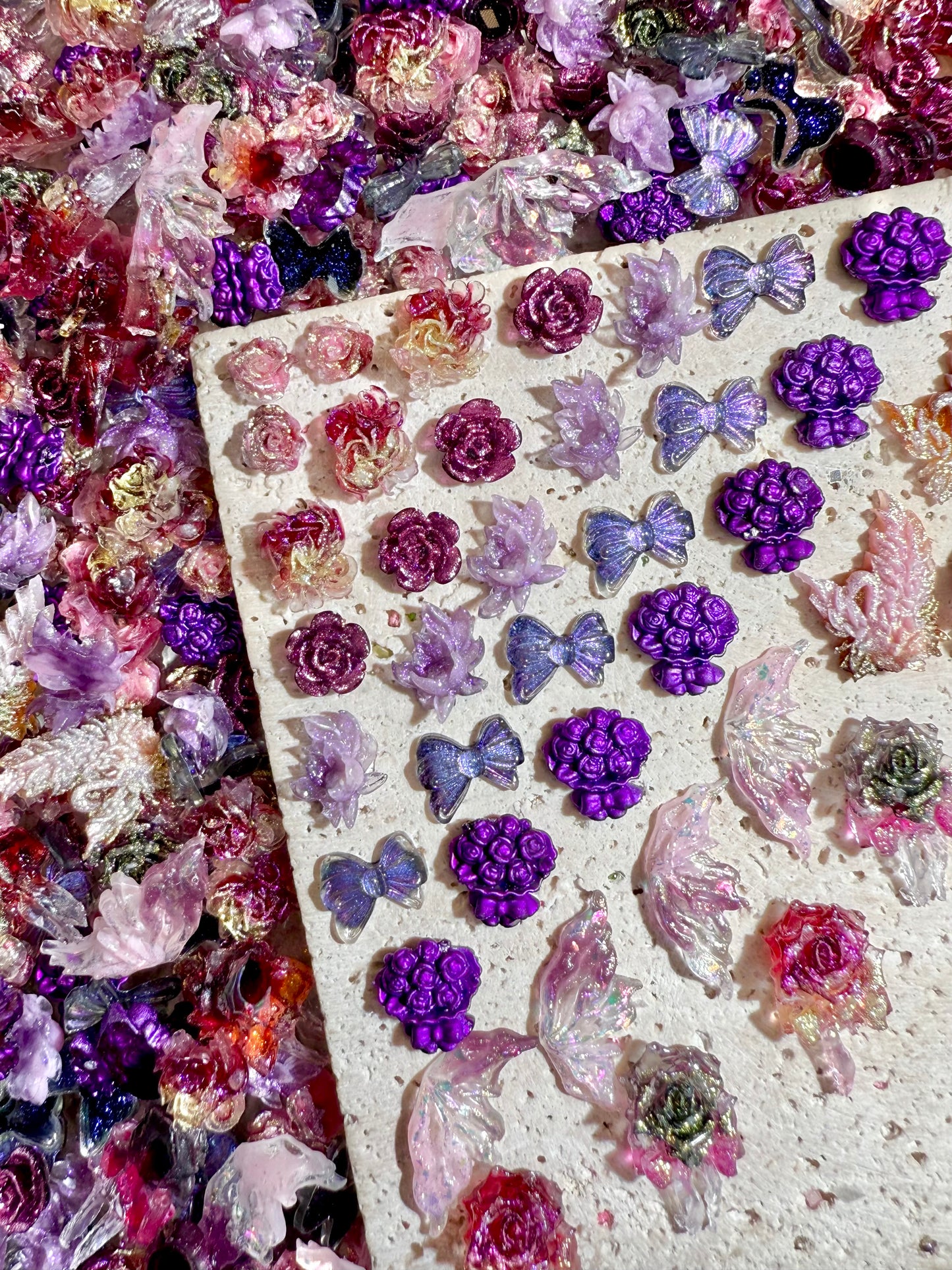 【Blue Blues】Résine lumineuse pastel, fournitures pour nail art/artisanat