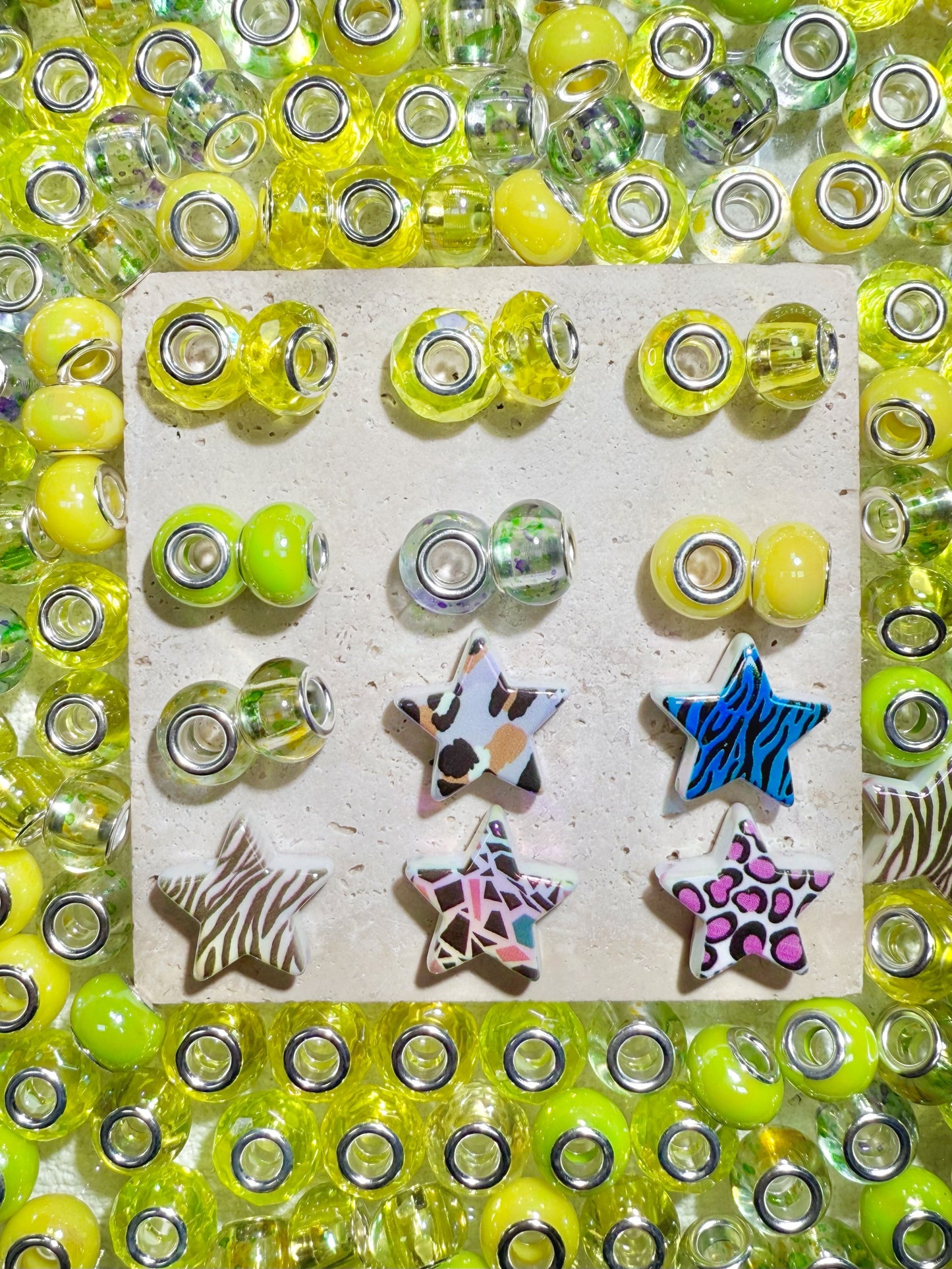 A001.NEW【Pandora Dream】pandora acrylics beads mix, making bracelet, wreath, keychain, pens etc