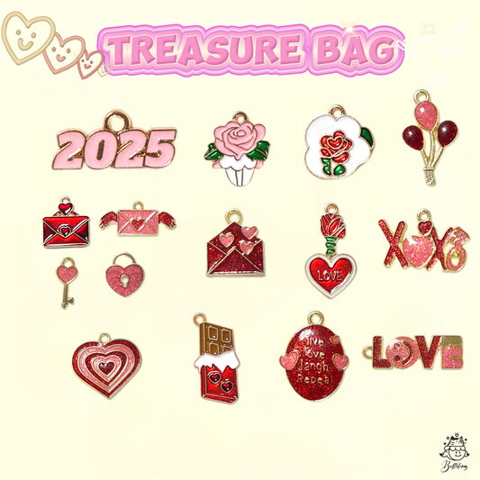 【Treasure Bags】Exquisite charms with different themes, for bracelet/keychain/necklaces diy