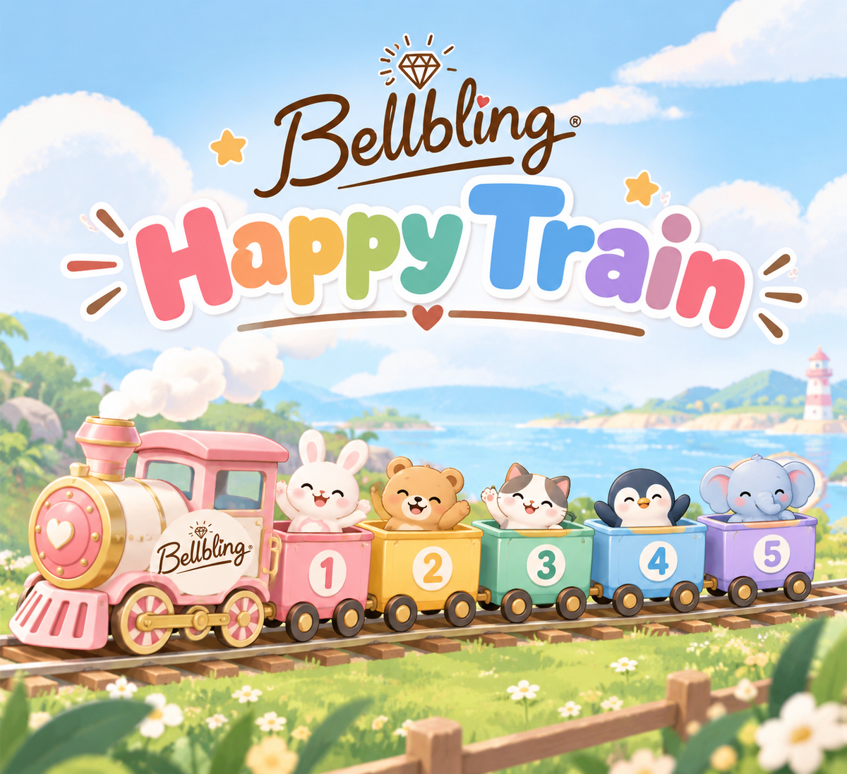 A001. 【Happy Train】play 25 bags of the happy games together, maximum 5 people