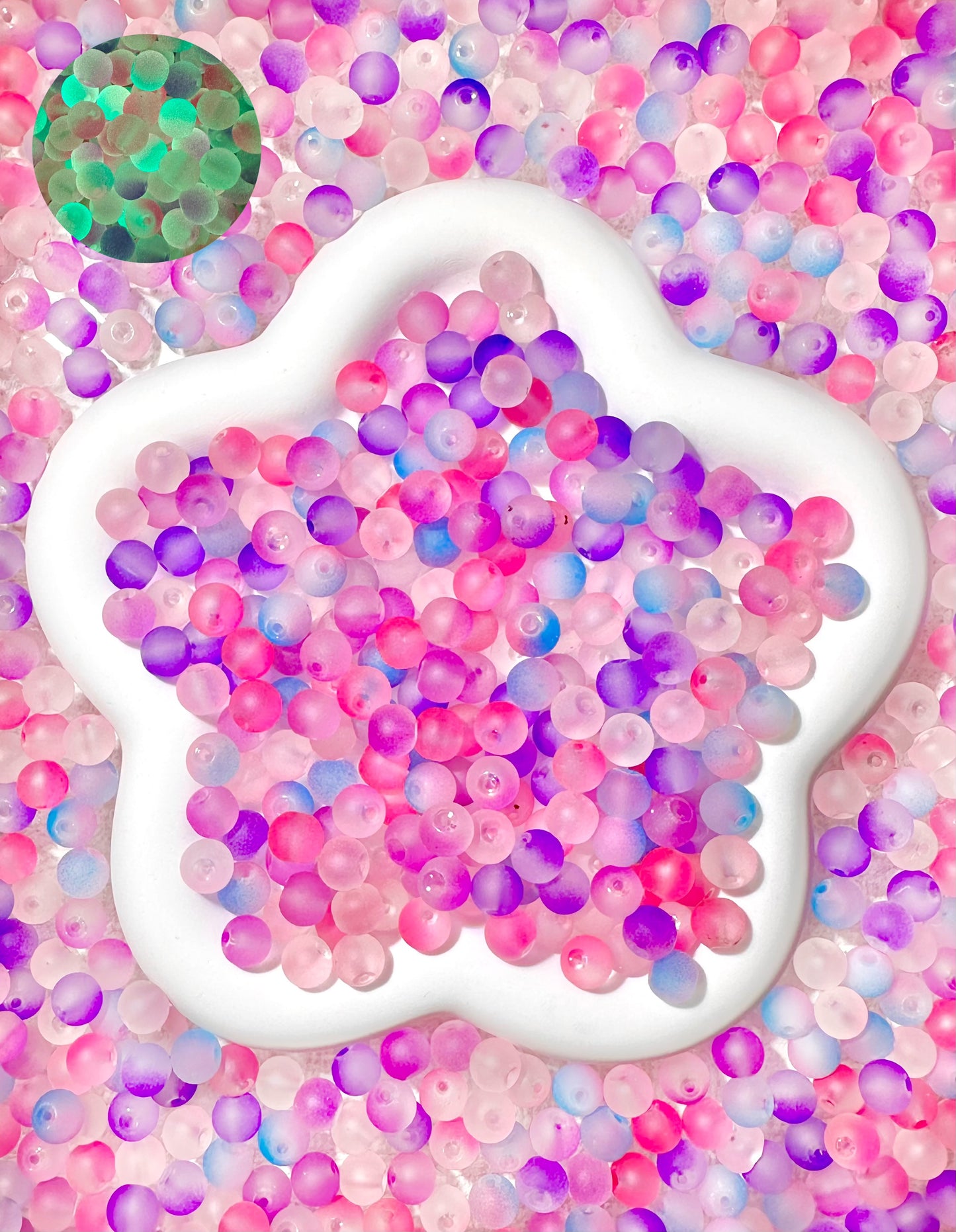 【BEADS PARTY 1】20% OFF Dainty Dreamy 8mm-10mm glass beads, all colors and themes