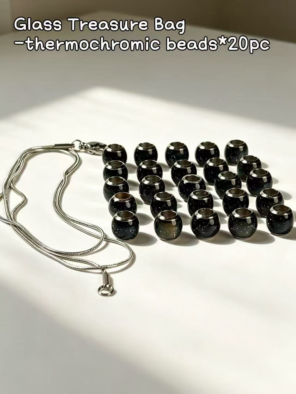 【Glass Treasure Bag】Exquisite glass charms/beads, for bracelet/keychain/necklaces diy