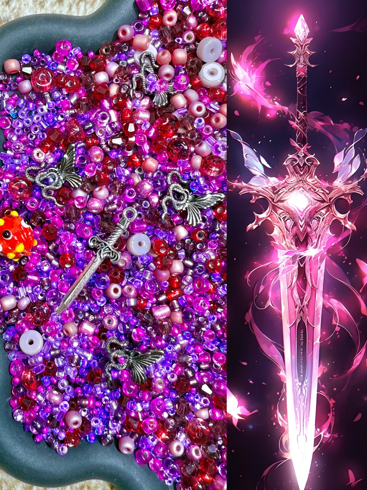 【Seed Beads Collection 2】2-4mm fancy glass seed beads mix, jewelry supplies