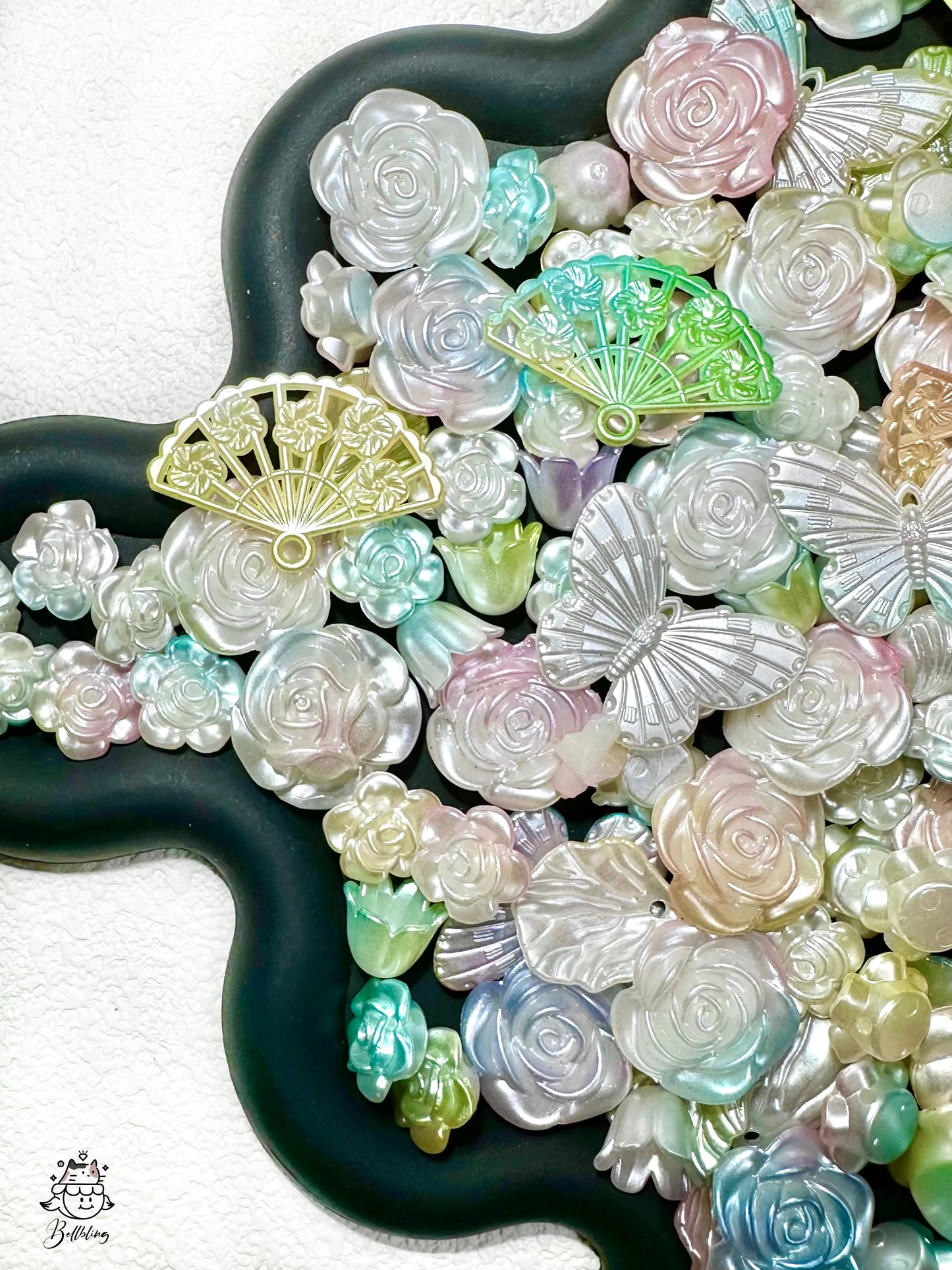 【Butterfly Valley】B1G1 SALE, Drilled flora charms, phonecase/keychain/jewelery acrylics