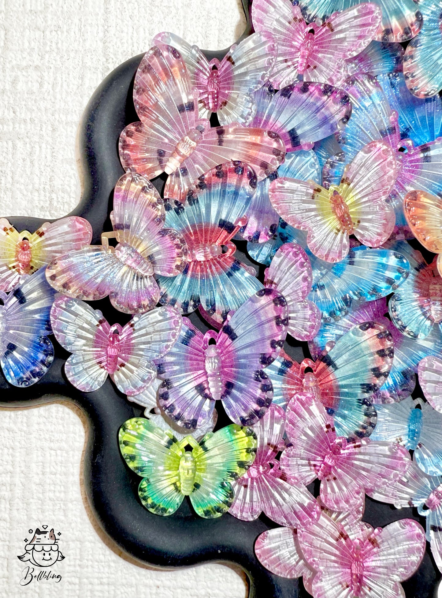 【Mariposa】Big and Small drilled acrylics butterfly