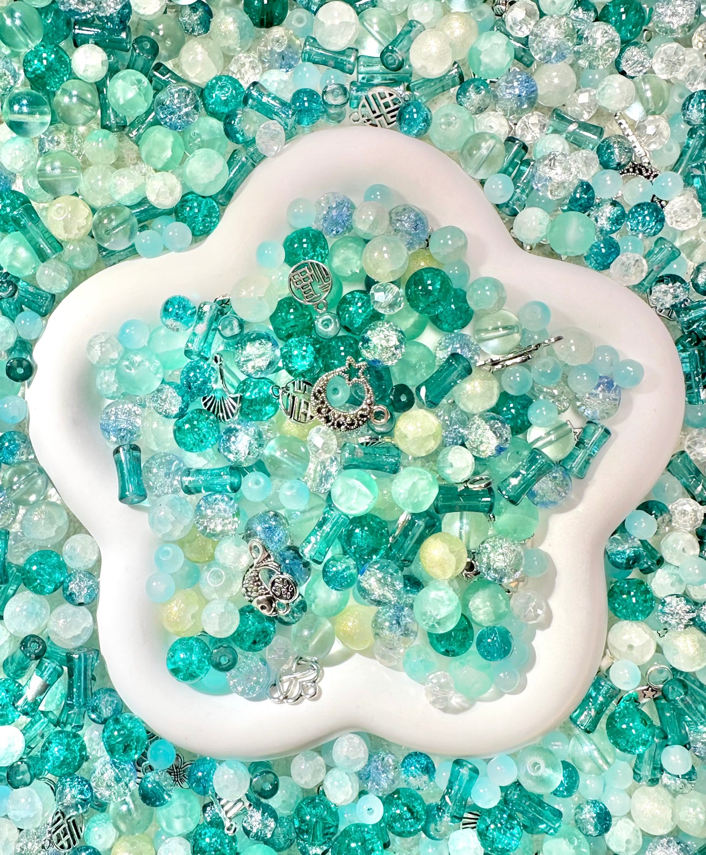 【BEADS PARTY 1】20% OFF Dainty Dreamy 8mm-10mm glass beads, all colors and themes