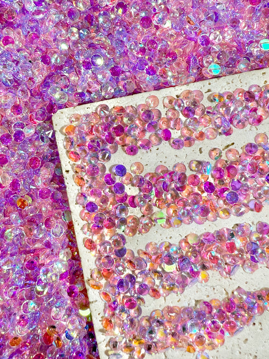 【Little Pyramid】4mm mini flat back pointy surface super-class shining resin, diamond diy/nails