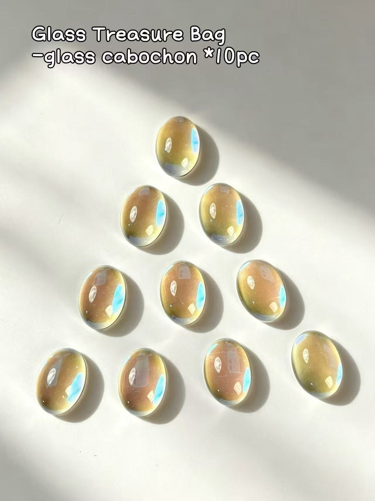 【Glass Treasure Bag】Exquisite glass charms/beads, for bracelet/keychain/necklaces diy