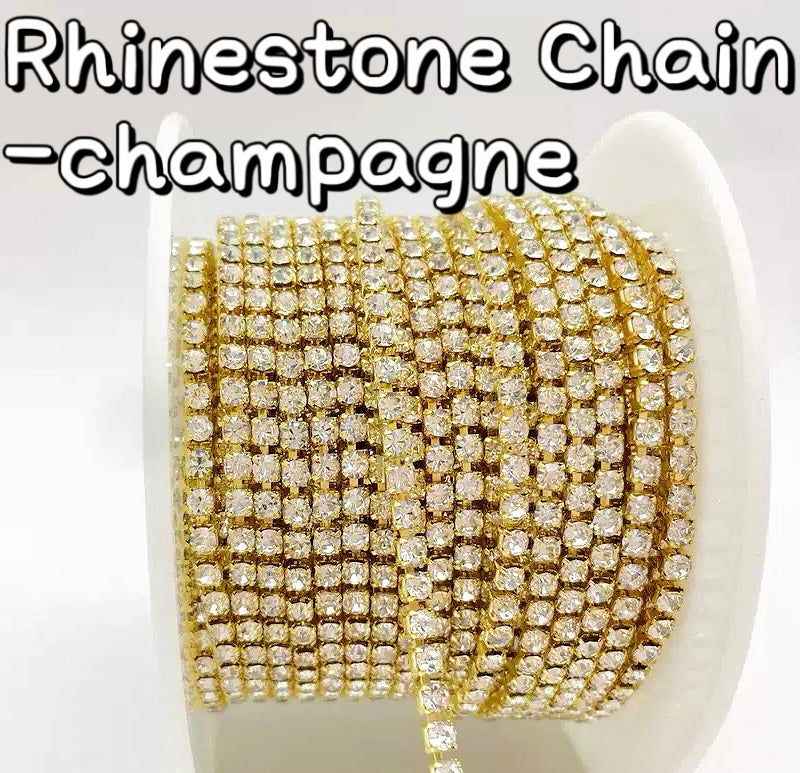 A001. NEW【Rhinestone Chain】glamorous Rhinestone Chain, fancy crafting supply
