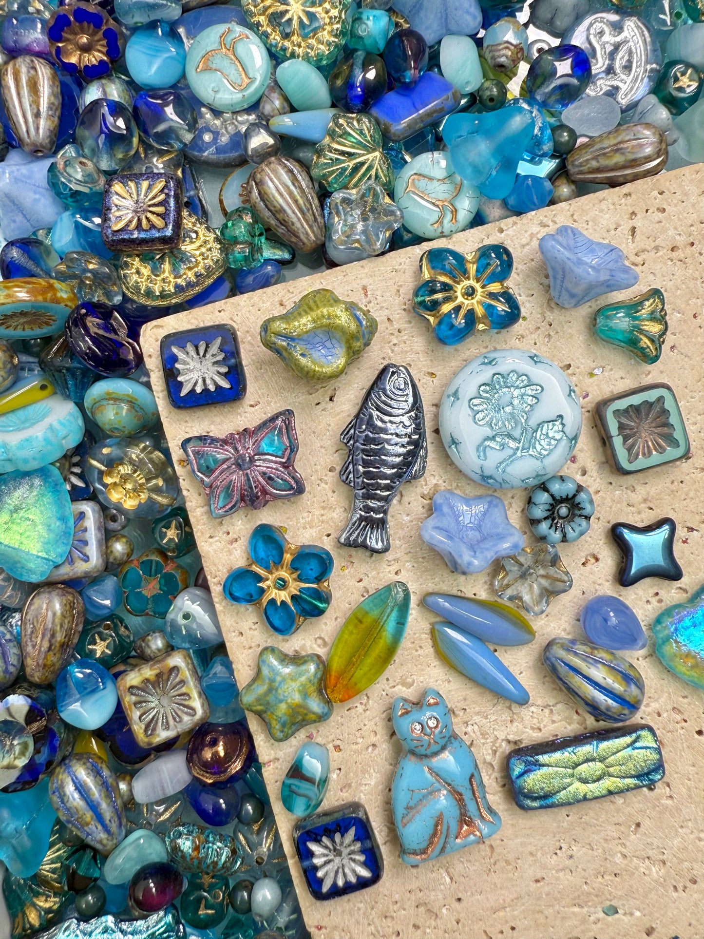 【Glass Treasure Bag】Exquisite charms with different themes, for bracelet/keychain/necklaces diy