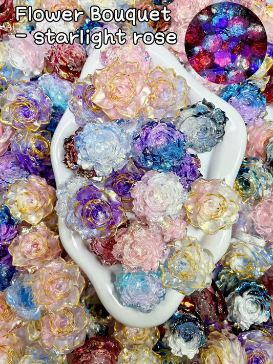 【Flower Bouquet】Luminous Big Resin Flower/Butterfly mix