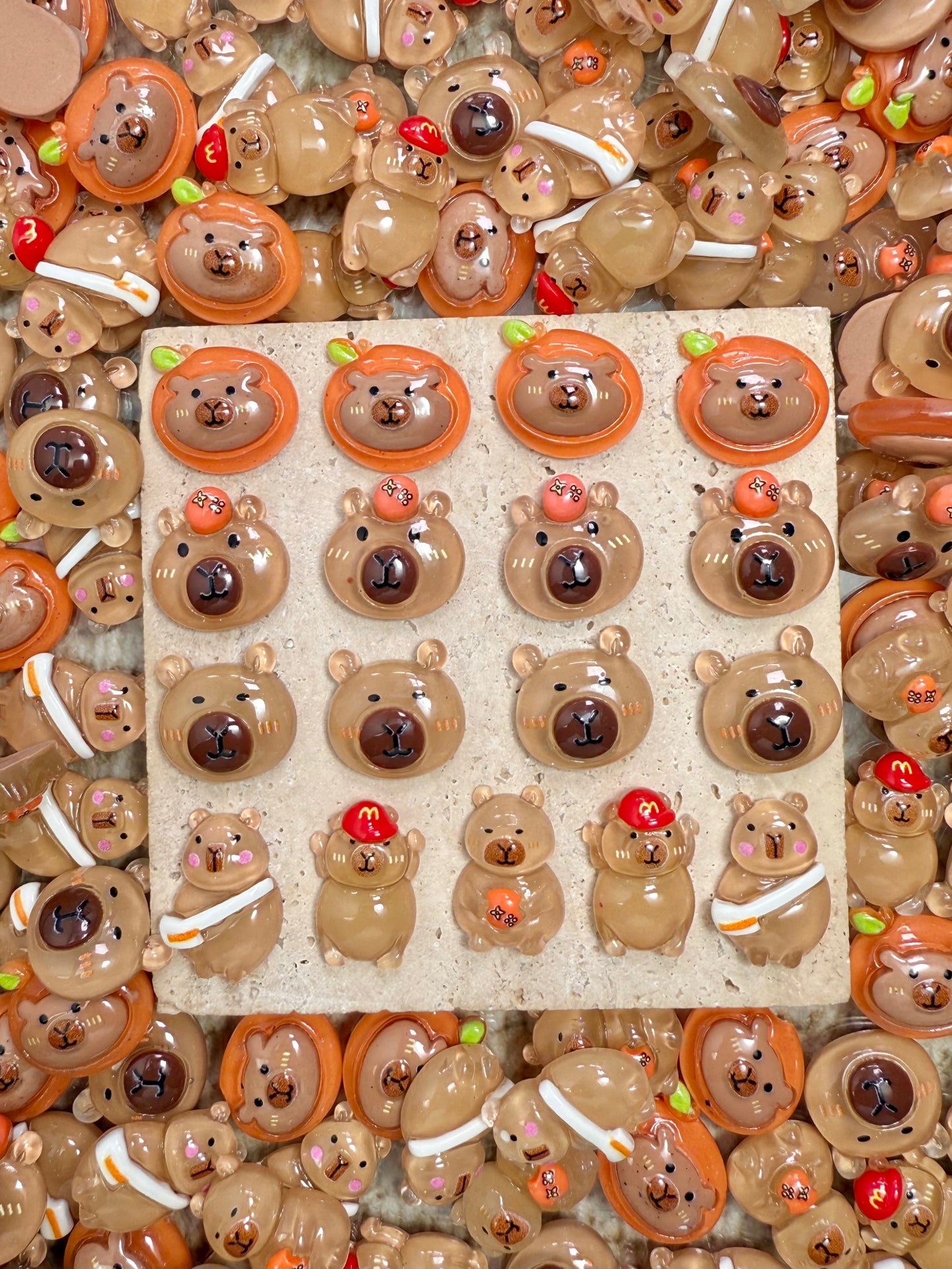 【Jelly Baby】non-lumi colorful resin mix, hairpin/phonecases diy