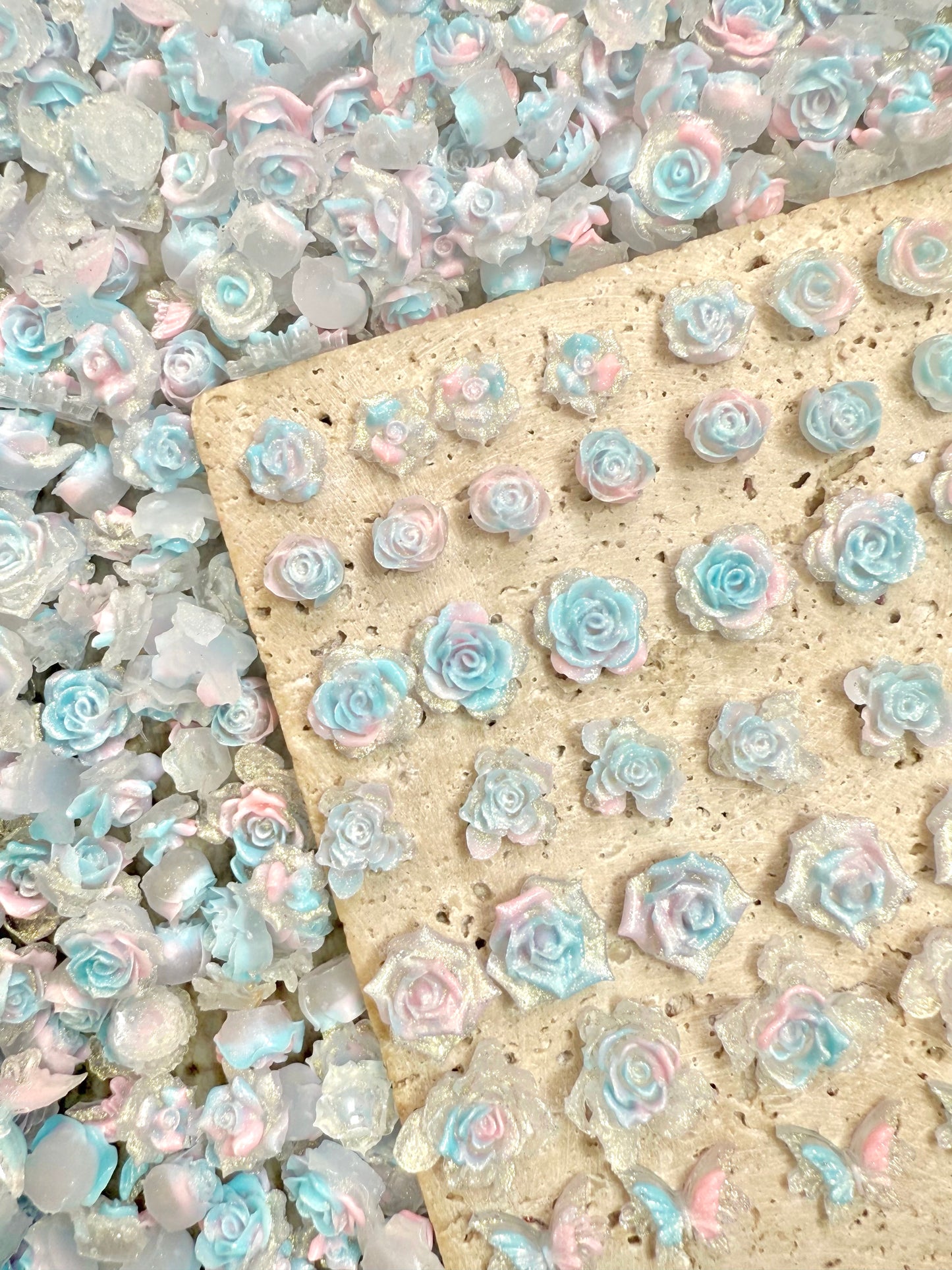 【Hothouse Flower】soft luminous resin mix,  Nail art/Craft supplies