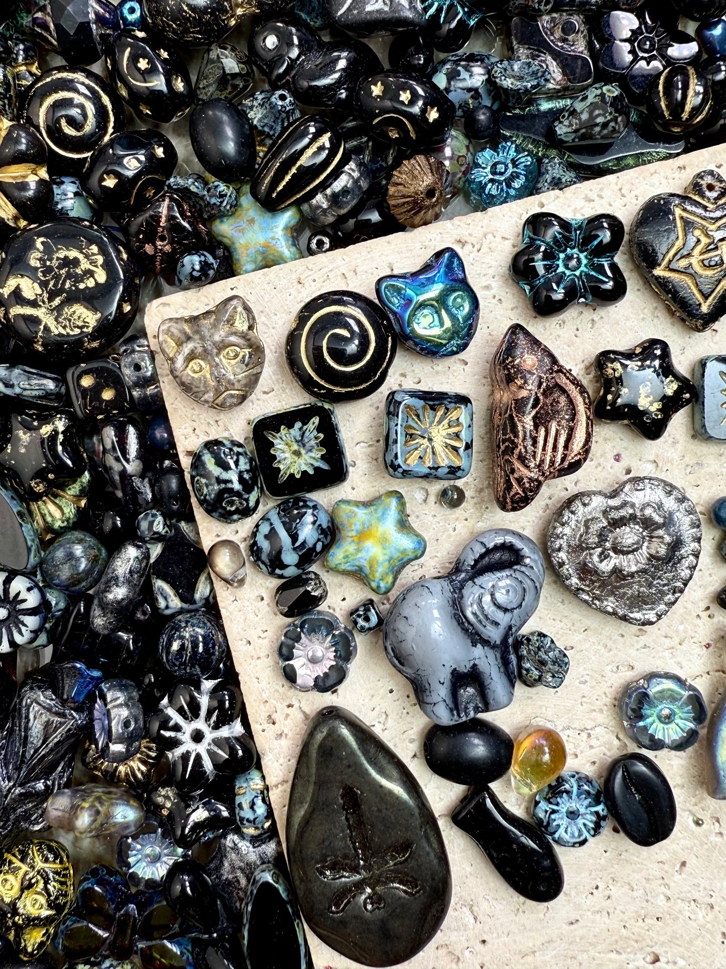 【Glass Treasure Bag】Exquisite charms with different themes, for bracelet/keychain/necklaces diy