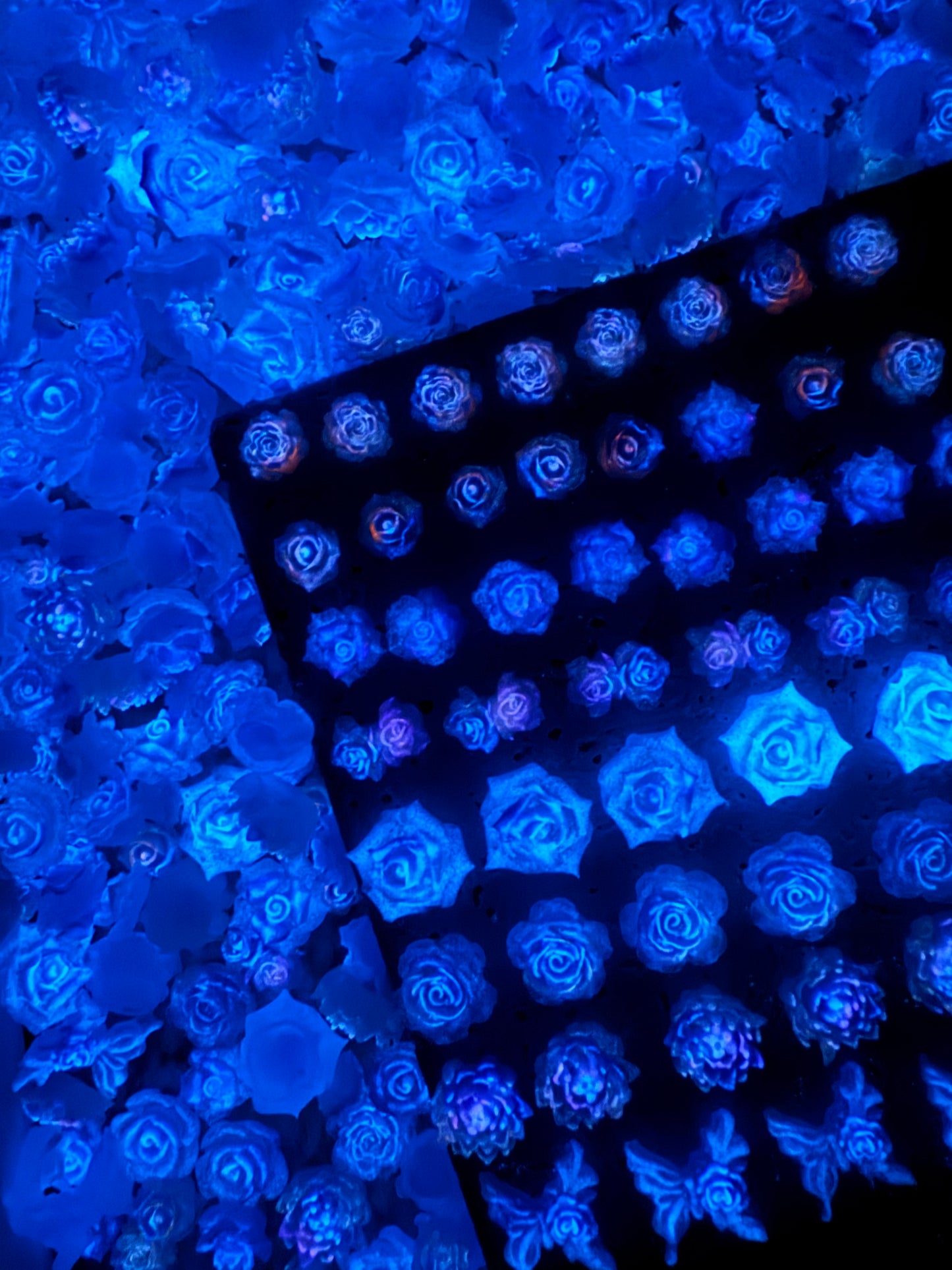 【Hothouse Flower】soft luminous resin mix,  Nail art/Craft supplies