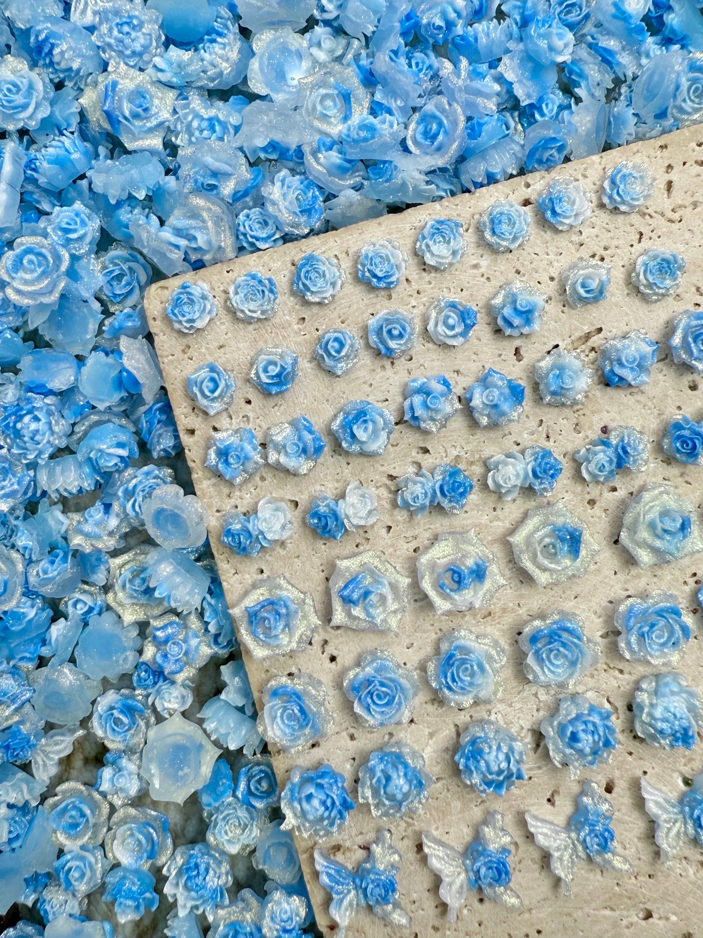 【Hothouse Flower】soft luminous resin mix,  Nail art/Craft supplies