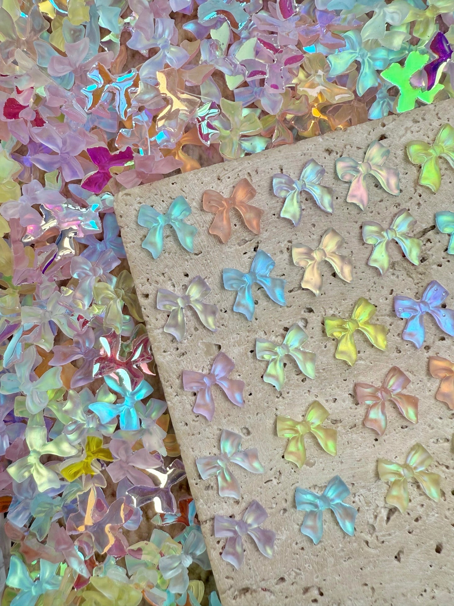 【Rococo Bowtie】romantic artistic bowtie resin, rococo style Nail art/Craft supplies