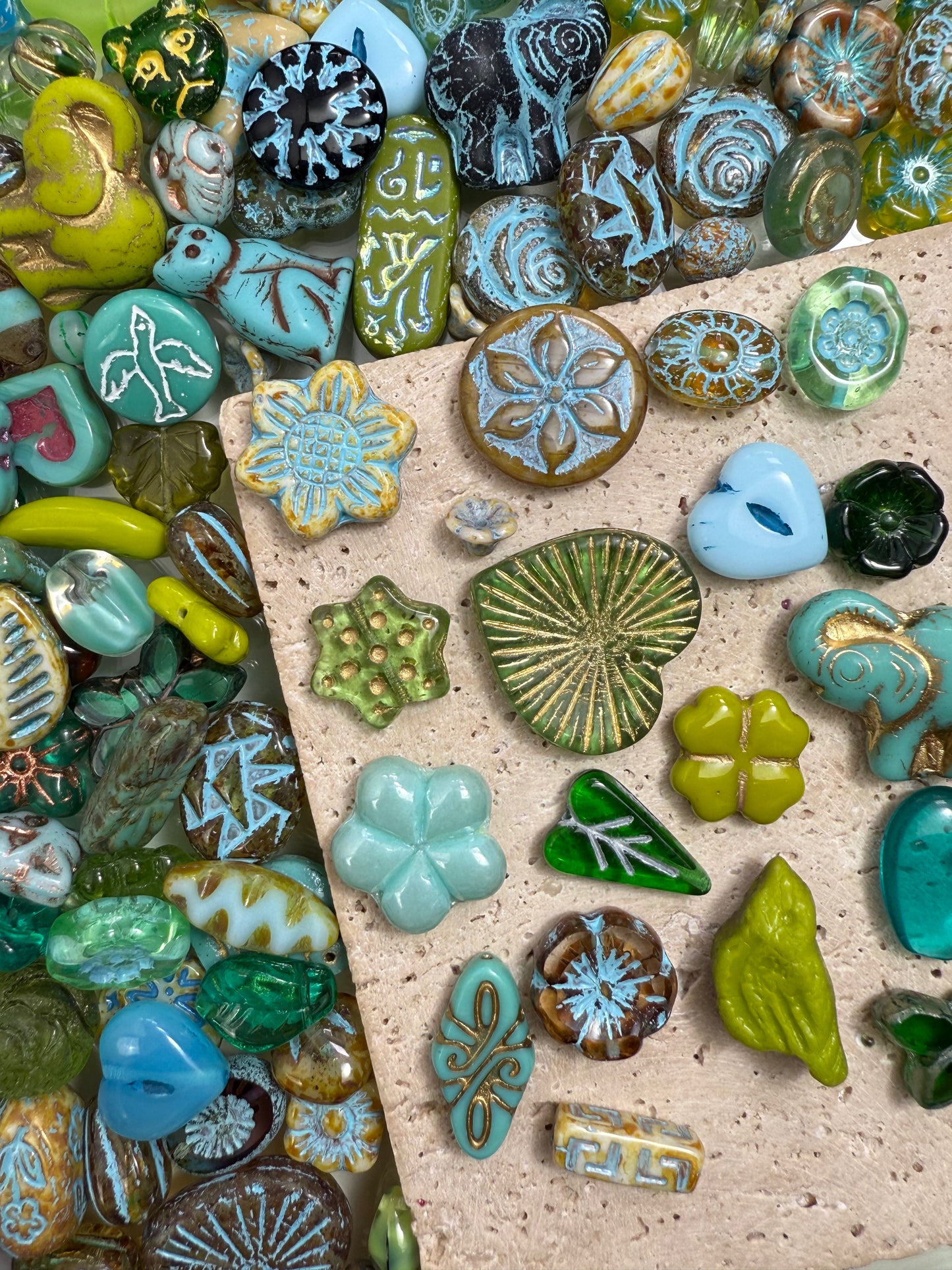 【Glass Treasure Bag】Exquisite charms with different themes, for bracelet/keychain/necklaces diy