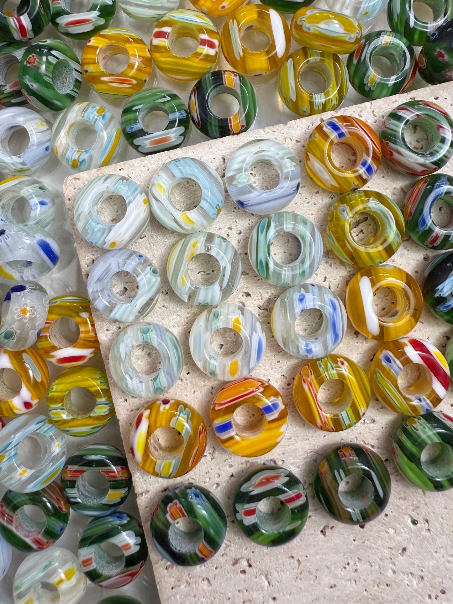 【Deli Donuts】RARE STOCK handmade-glass donut beads