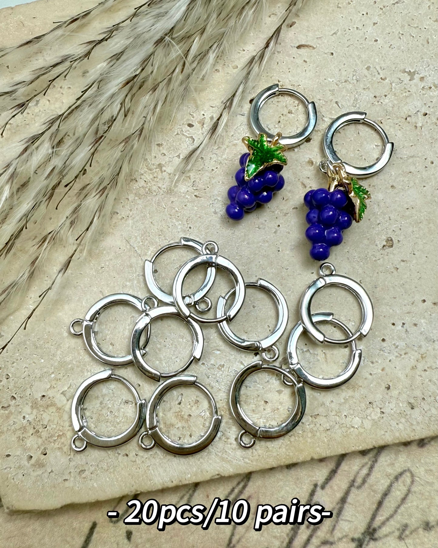 【Wear-Resistant Supplies】white gold/yellow gold plated brass charms