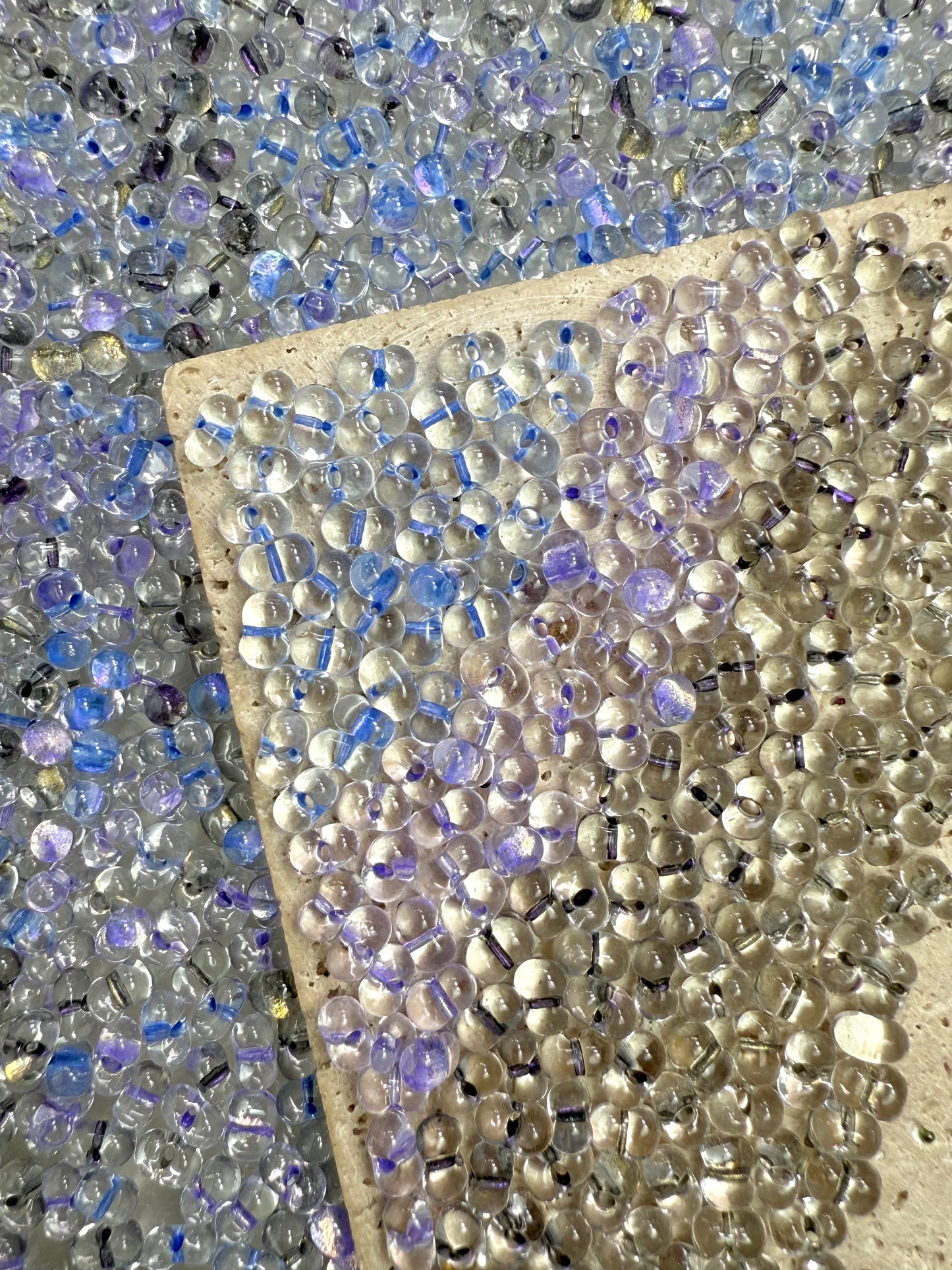 【Watery Peanuts】6mm glass peanuts mix, earring, bracelet, necklace, keychain