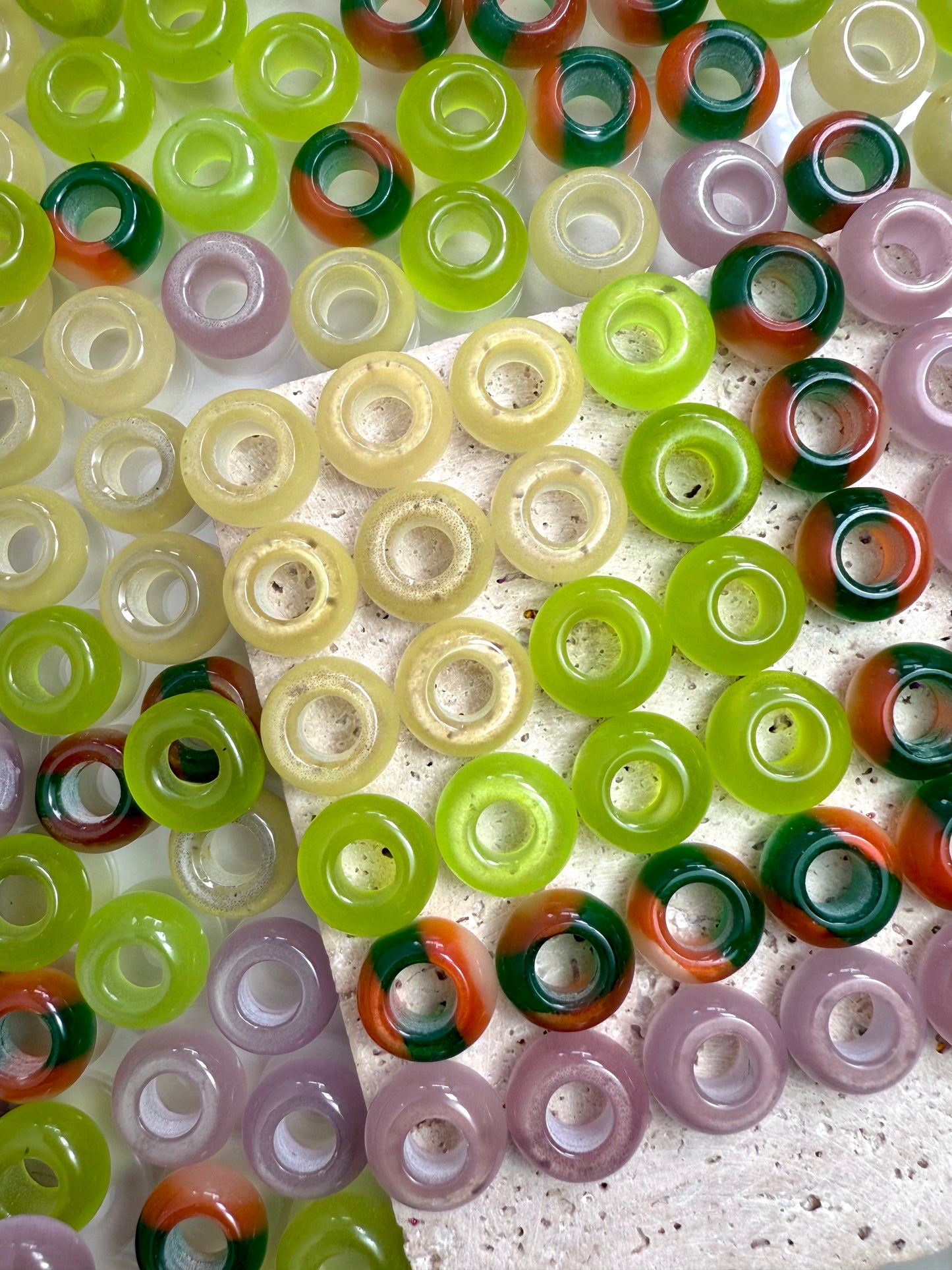 【Deli Donuts】RARE STOCK handmade-glass donut beads