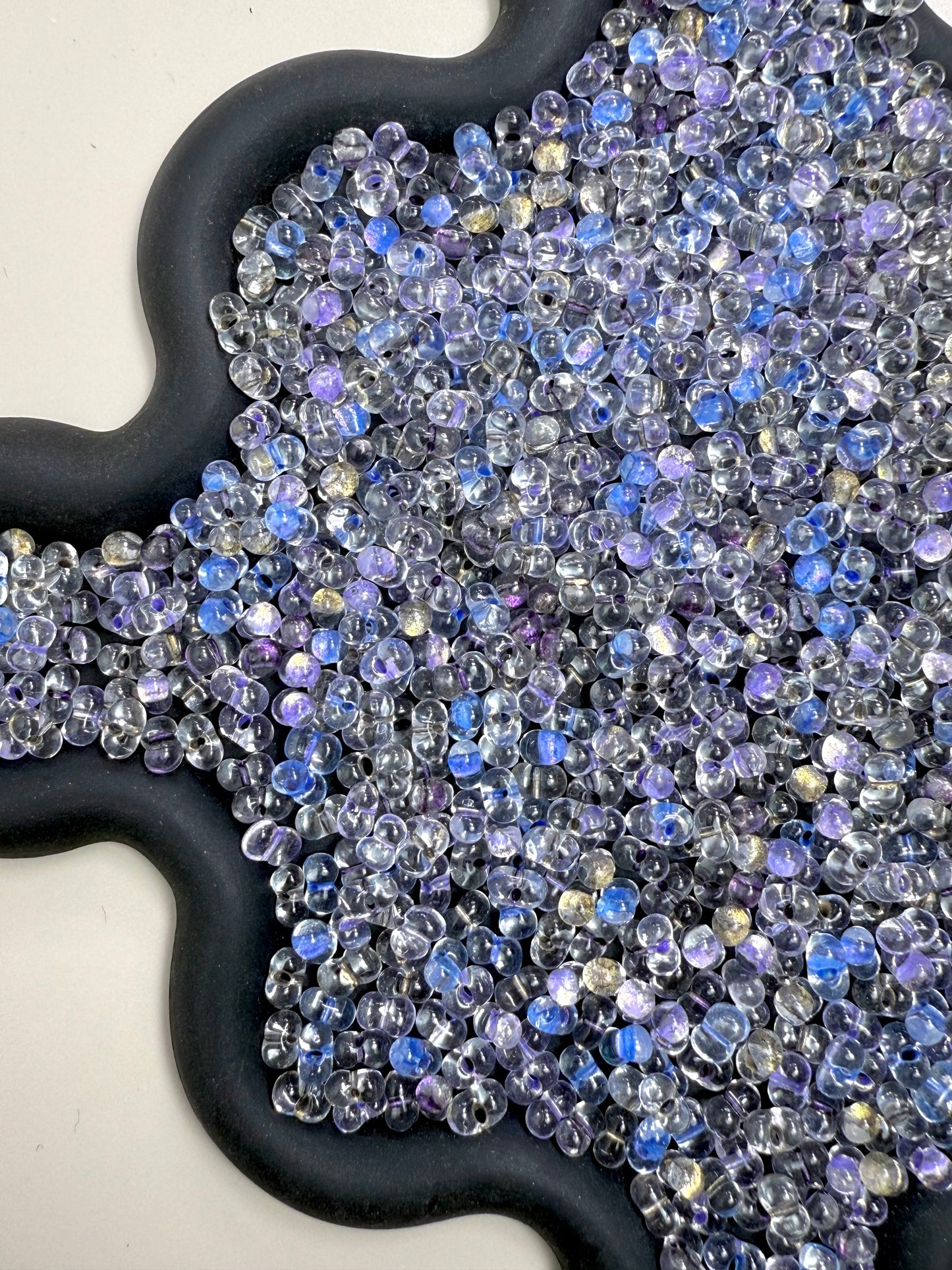 【Watery Peanuts】6mm glass peanuts mix, earring, bracelet, necklace, keychain