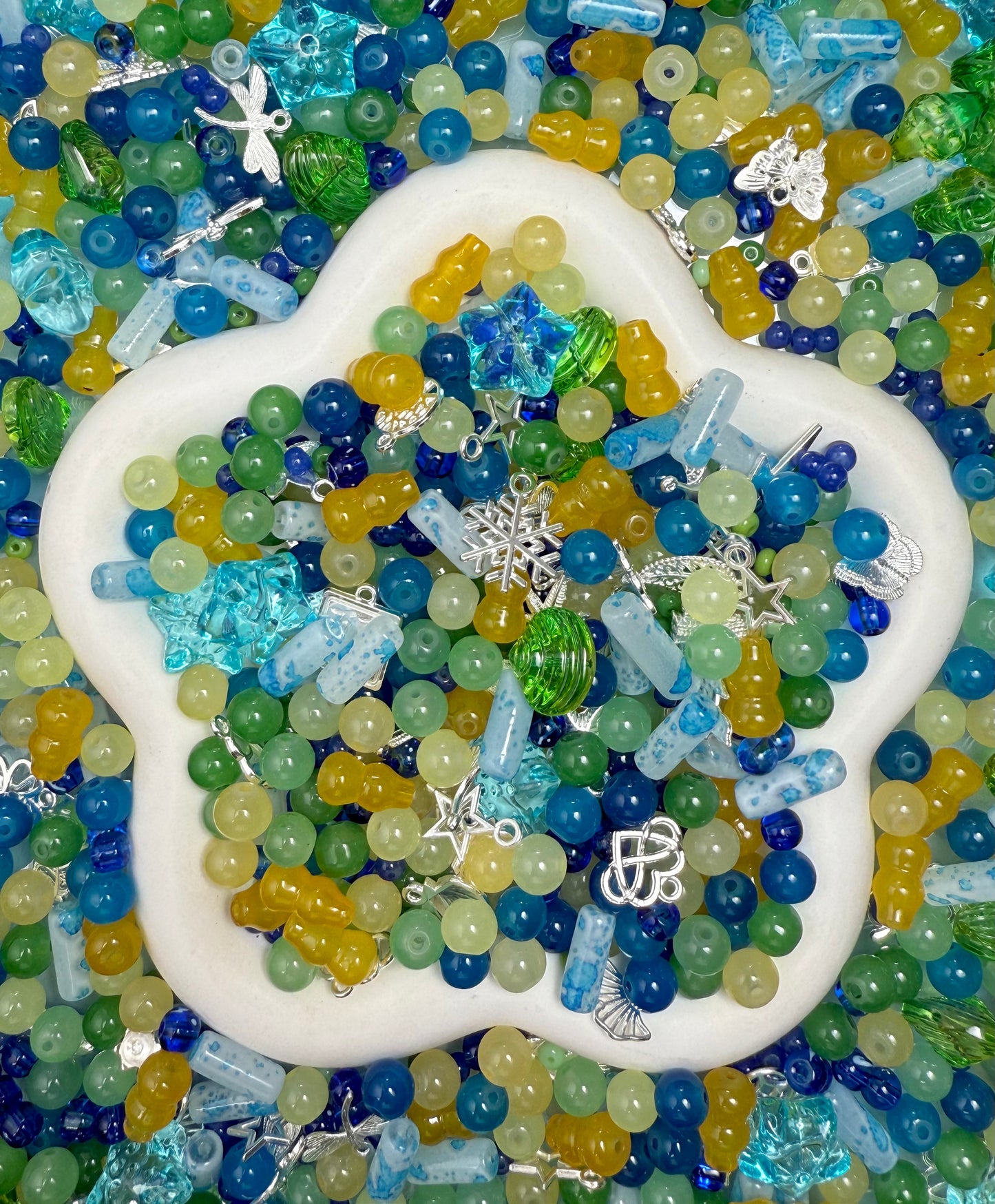 【BEADS PARTY 1】20% OFF Dainty Dreamy 8mm-10mm glass beads, all colors and themes