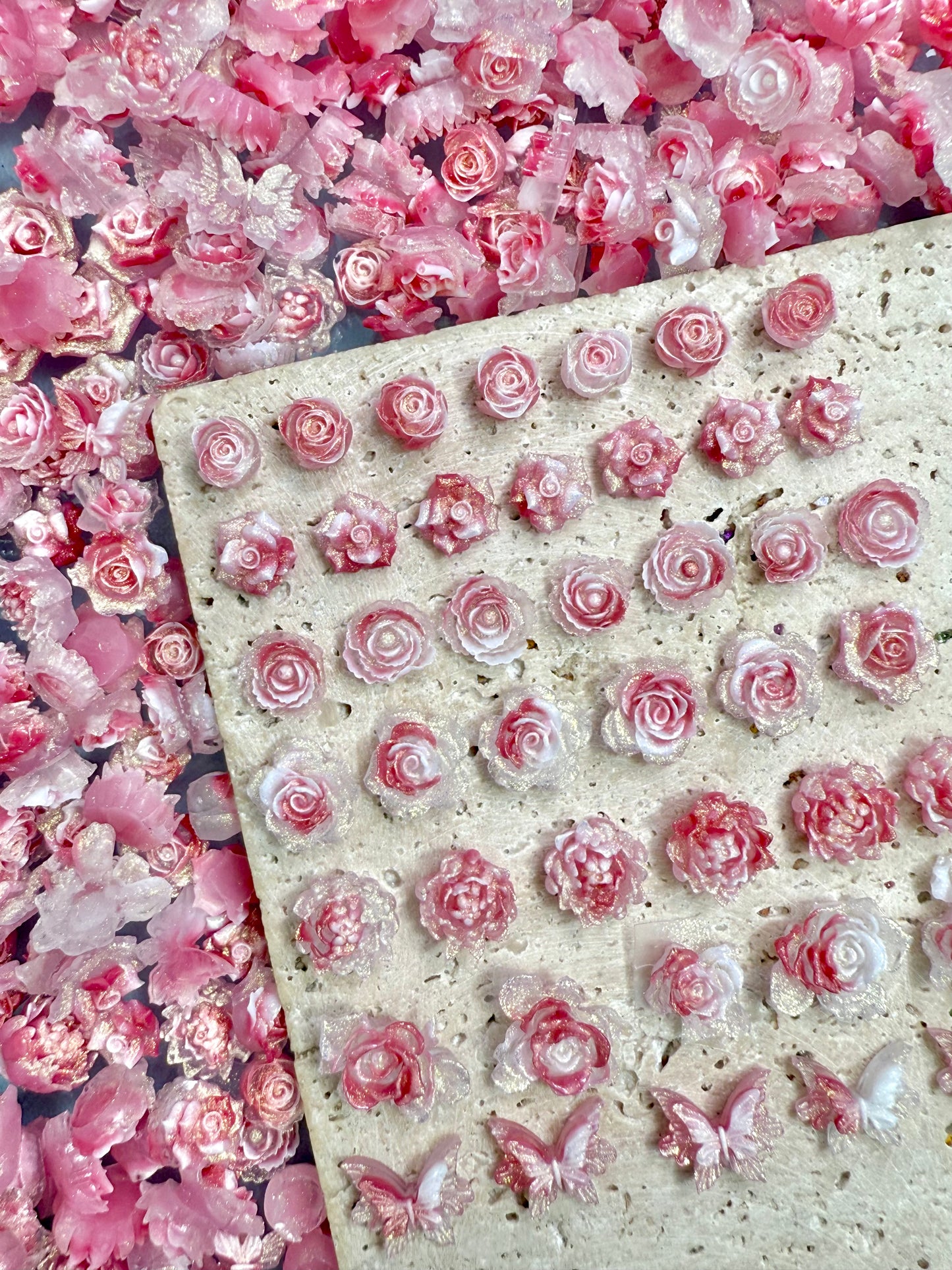 【Hothouse Flower】soft luminous resin mix,  Nail art/Craft supplies