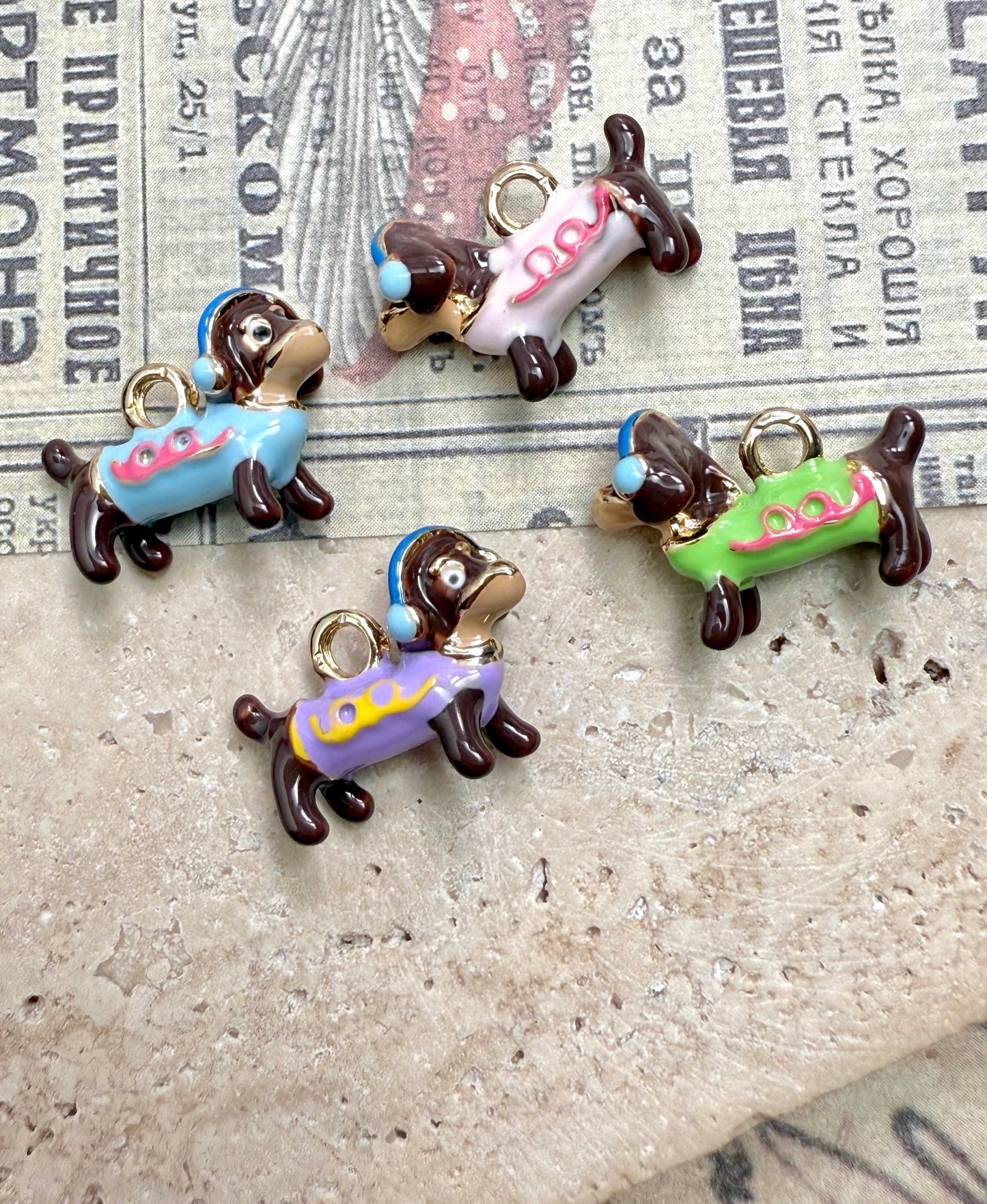 A001.NEW【Metal Treasure Bag-Beads】Exquisite Metal Beads