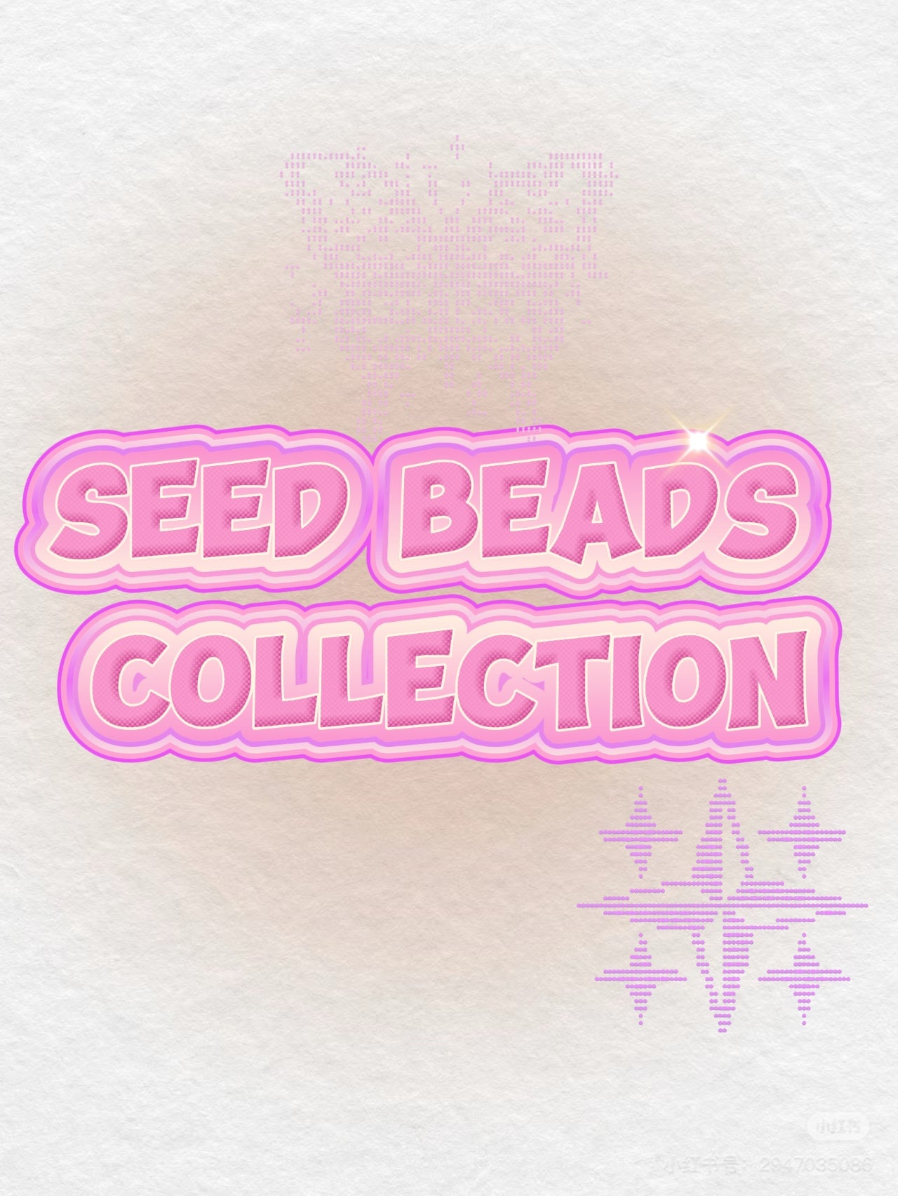 【Seed Beads Collection 2】2-4mm fancy glass seed beads mix, jewelry supplies