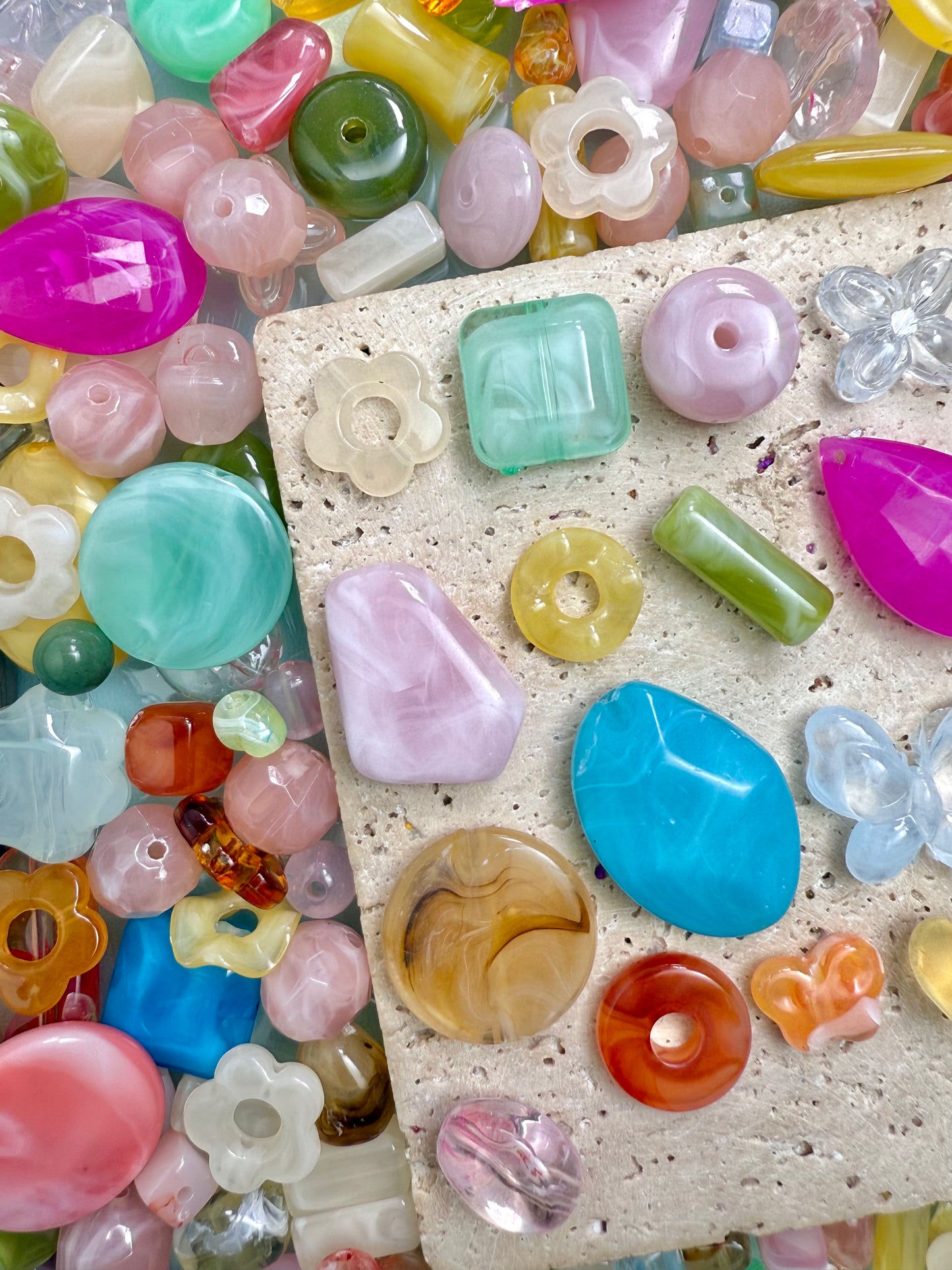 【Prague Palace】Exquisite drilled acrylics charms, jewelry/keychain diy