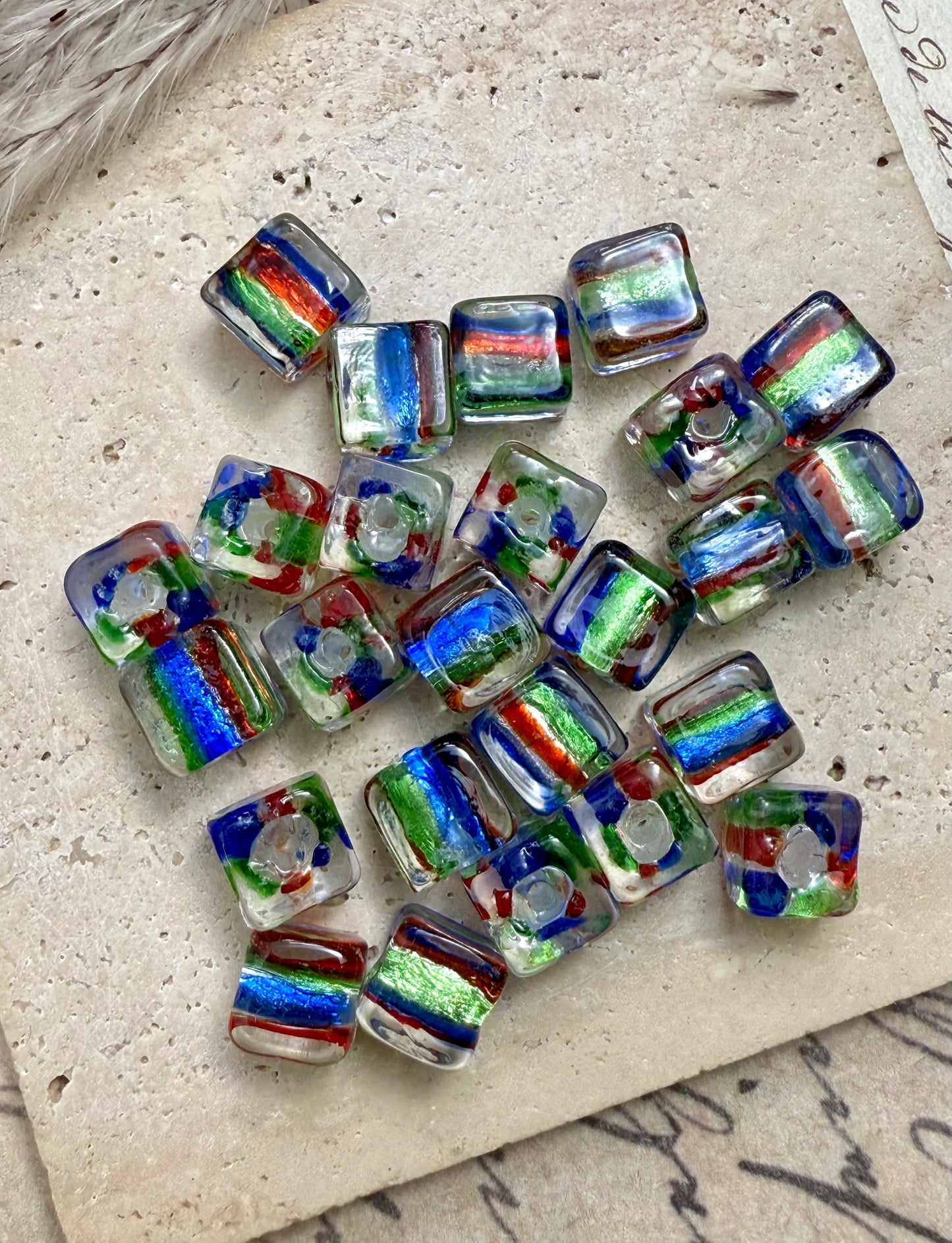 【Glass Treasure Bag】Exquisite charms with different themes, for bracelet/keychain/necklaces diy