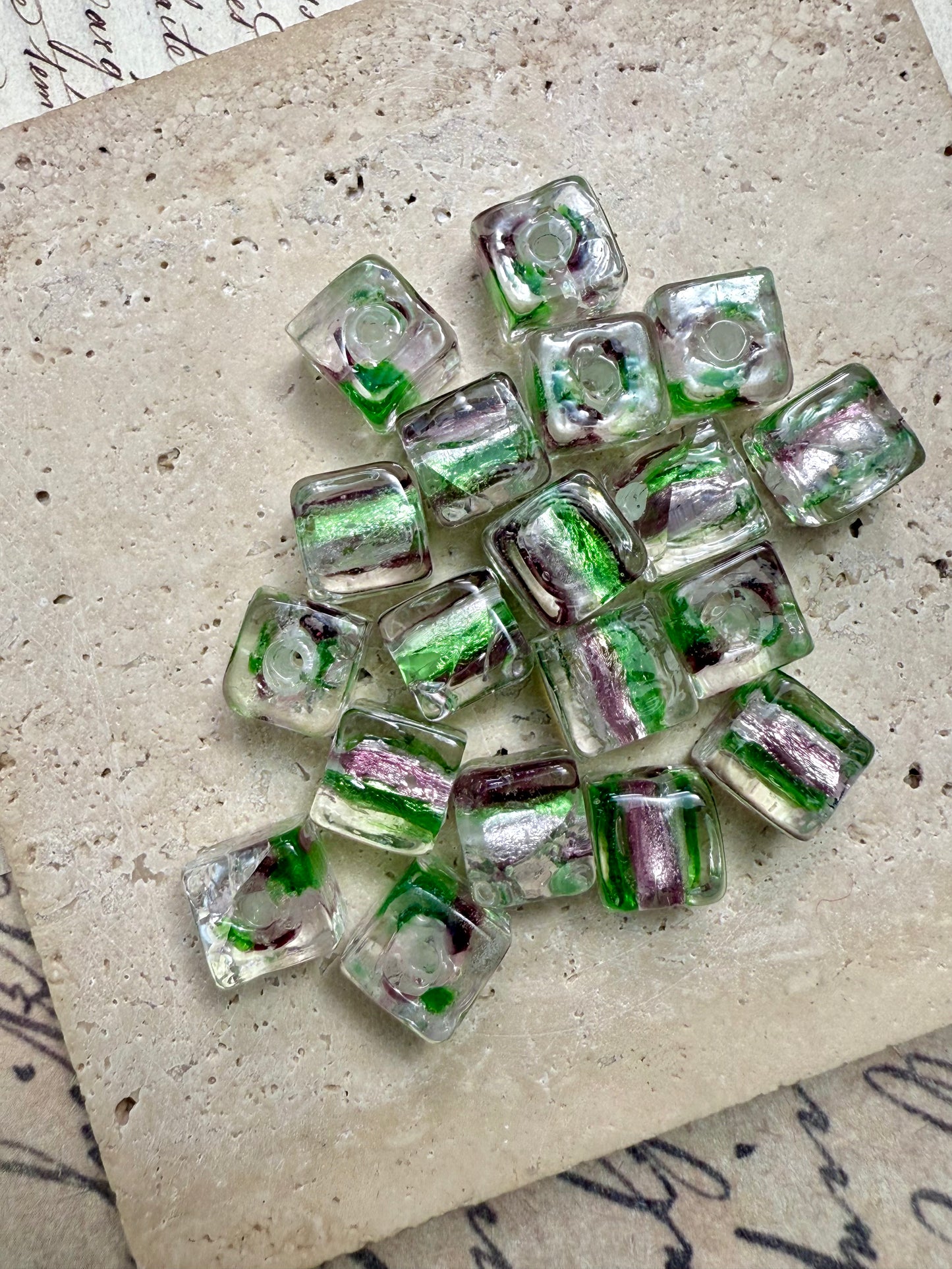 【Glass Treasure Bag】Exquisite charms with different themes, for bracelet/keychain/necklaces diy